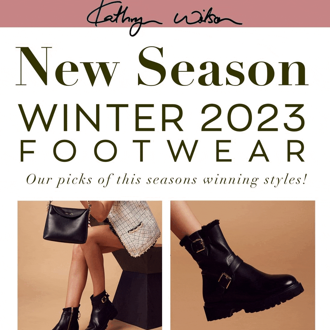 KATHRYN WILSON Winter Footwear! .... Run don't walk! 😍