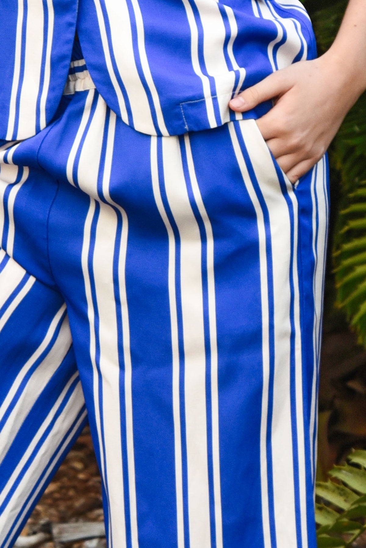COOPER Seville Strolls Pant - Blue Stripe - Magpie Style