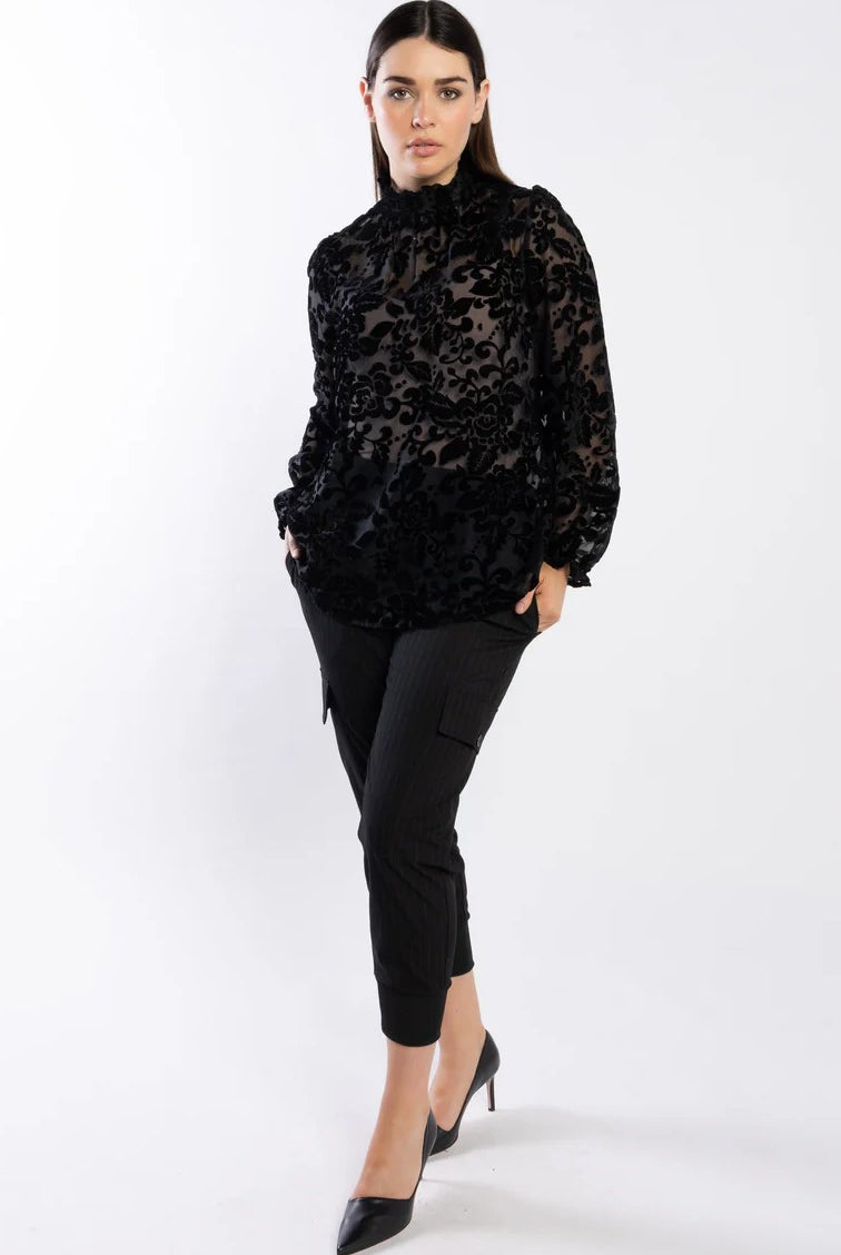 DRAMA THE LABEL Noni Pant - Pinstripe - Magpie Style