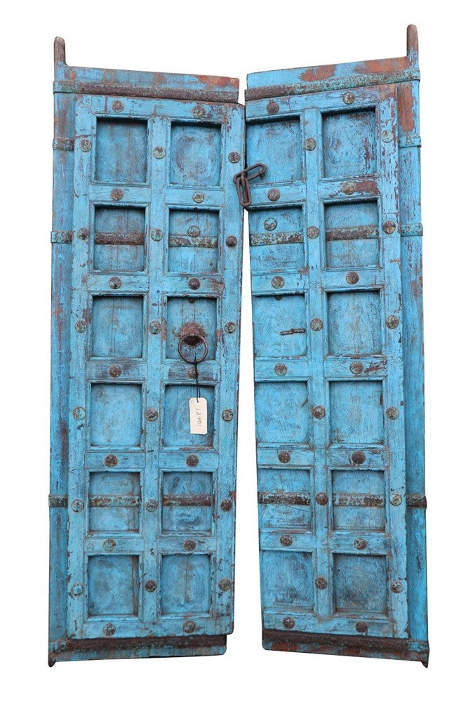 Original Large Wooden Solid Doors - Magpie Style