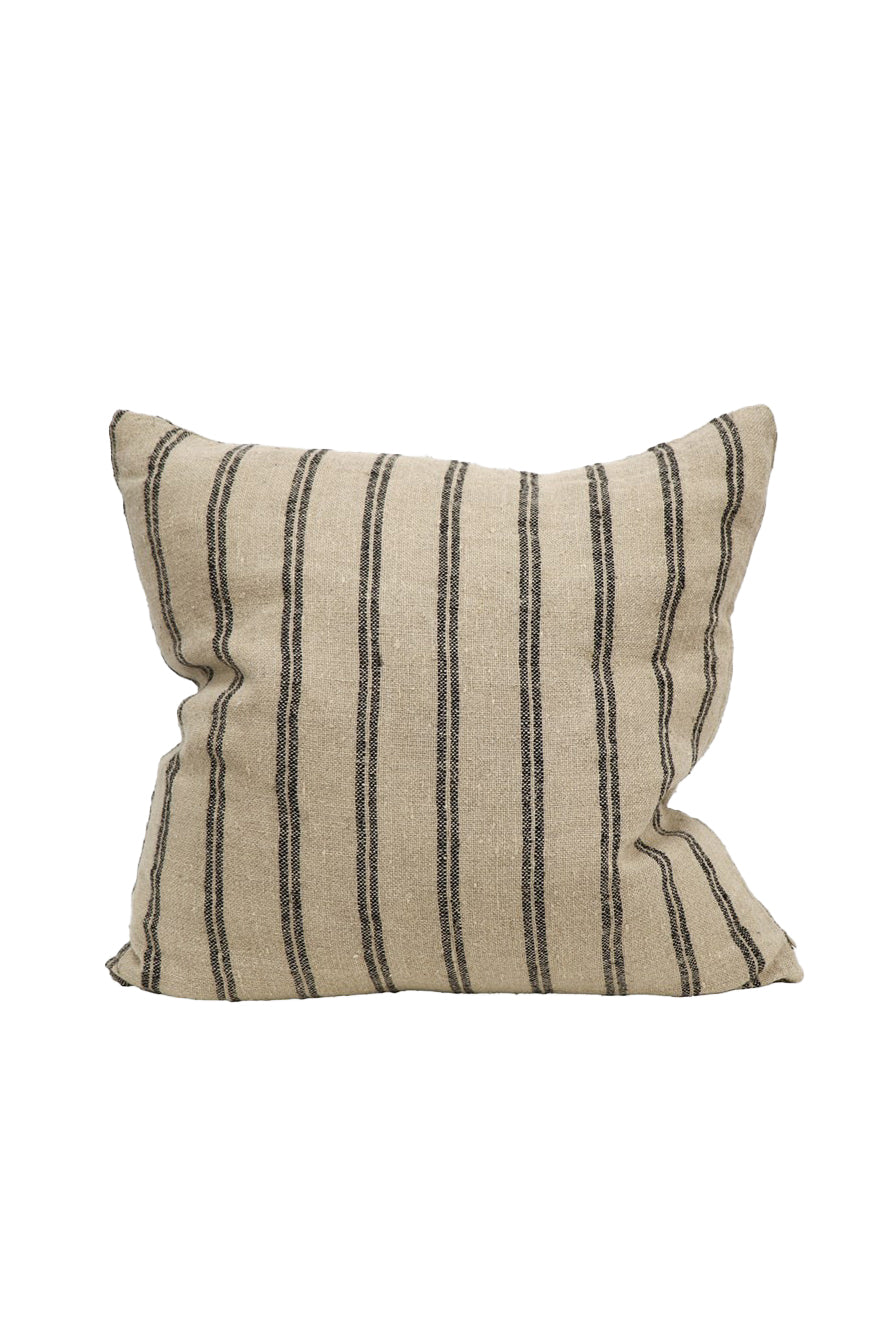 Nelly Linen Cushion - Stripe - Magpie Style