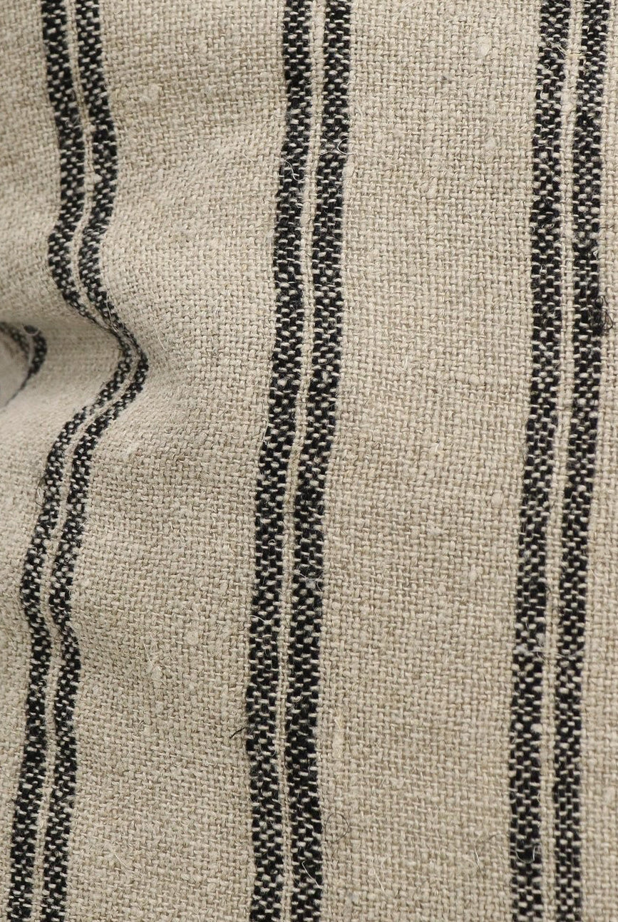 Nelly Linen Cushion - Stripe - Magpie Style