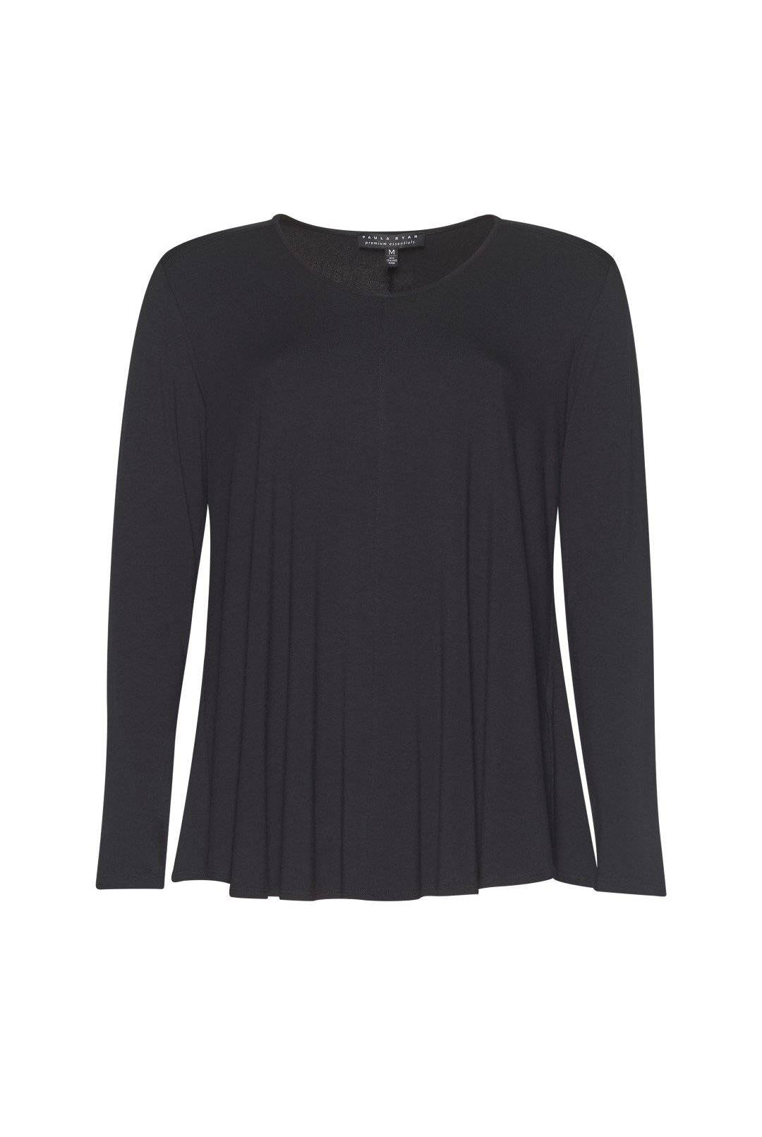 PAULA RYAN ESSENTIALS Scoop Neck Long Sleeve Swing Tunic - MicroModal - Paula Ryan