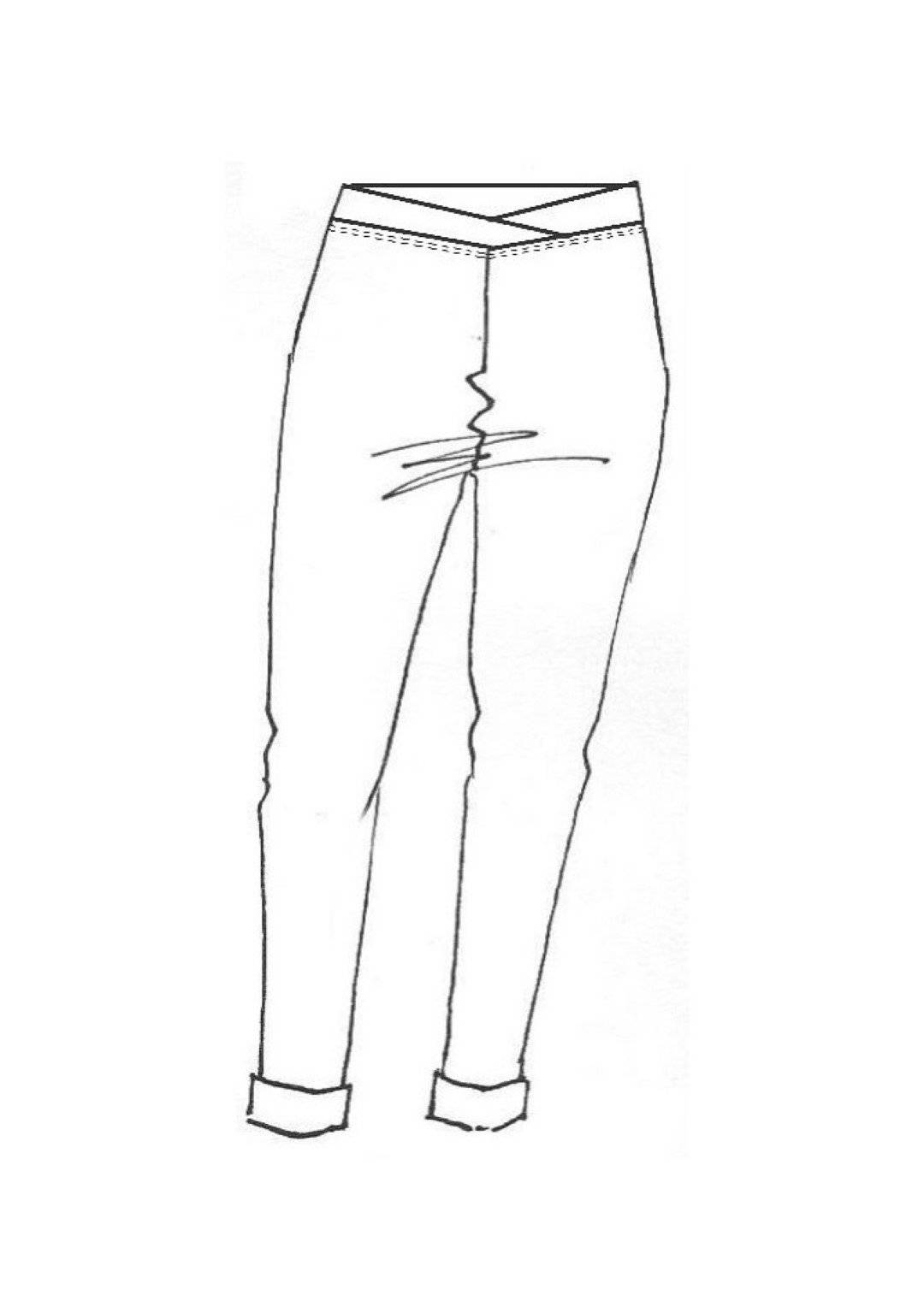 PAULA RYAN ESSENTIALS Slouched Cuffed Pant - Classic Microjersey - Paula Ryan