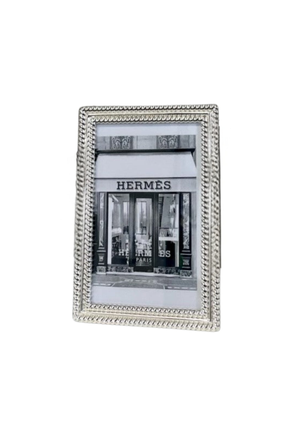Silver Plated Double Twist Frame 4x6 - Magpie Style
