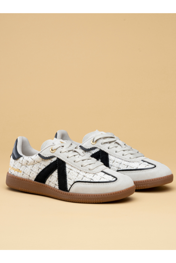 ASFVLT Elite Classic Sneaker - Black/Grey Tweed - Magpie Style