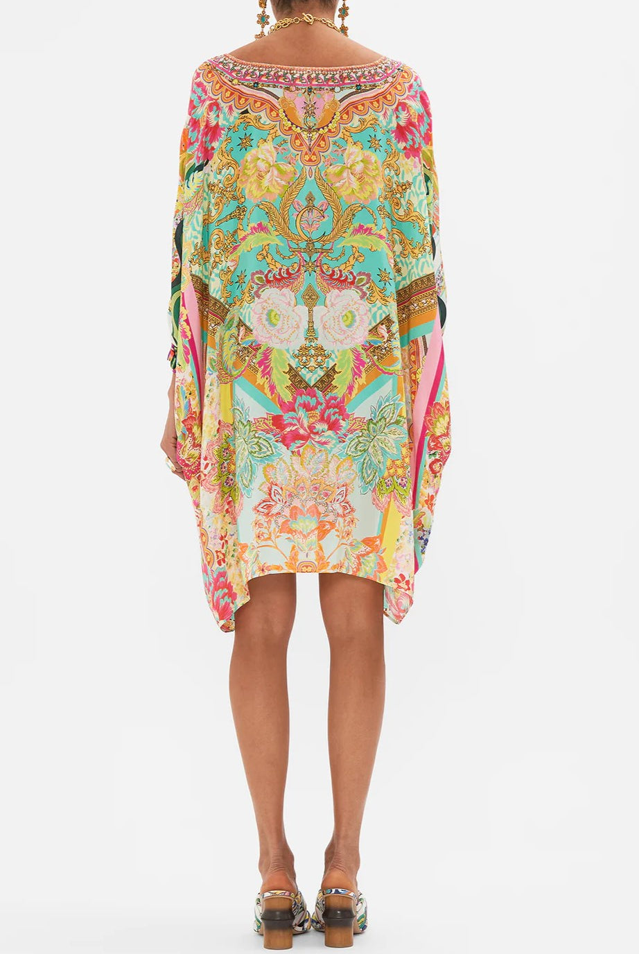 CAMILLA - Short Kaftan With Cuff An Italian Welcome - Magpie Style