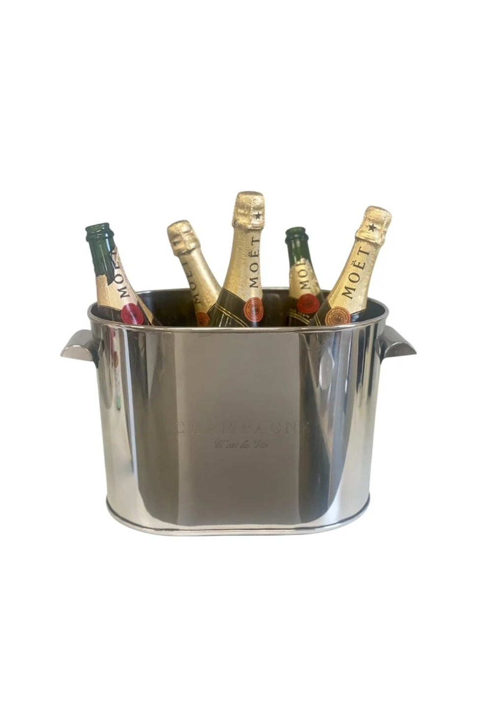 Polished Champagne Bucket - C'est La Vie - Magpie Style