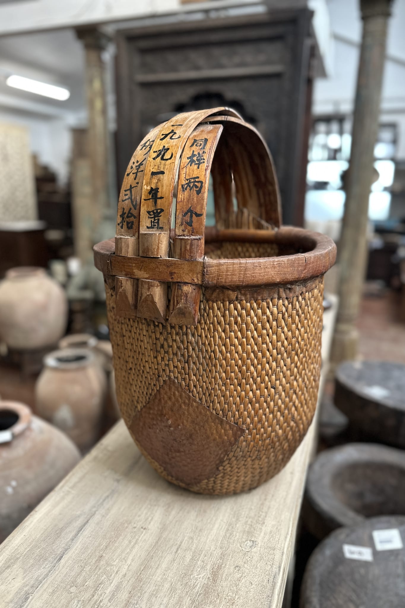 Vintage Harvest Basket - Cabbage - Magpie Style