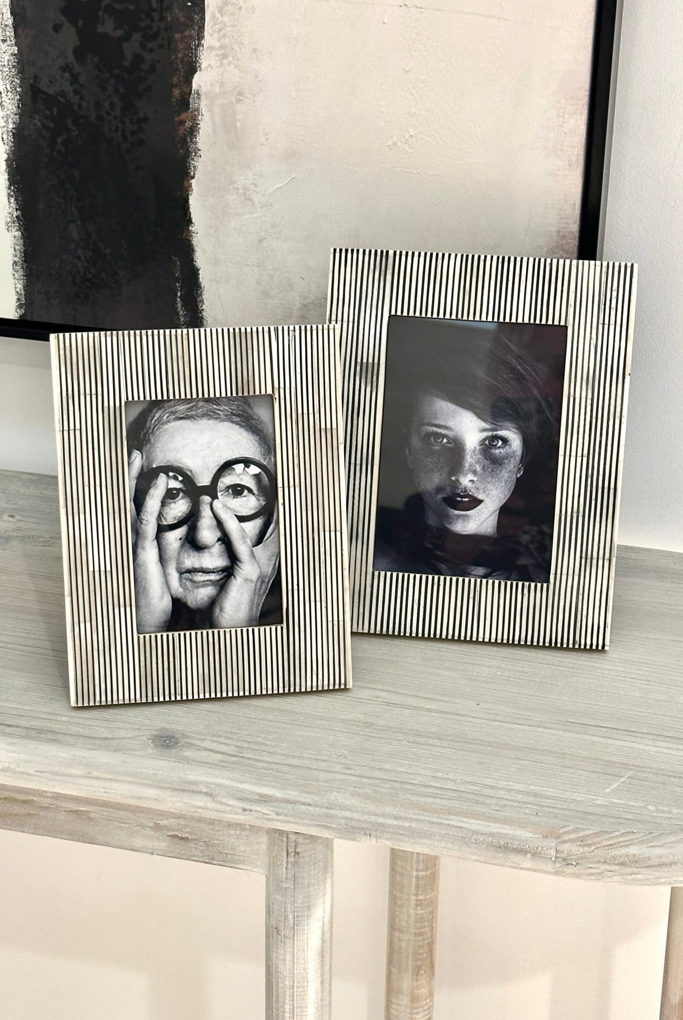 Banderet Stripe Photo Frame - 5 x 7 - Paula Ryan