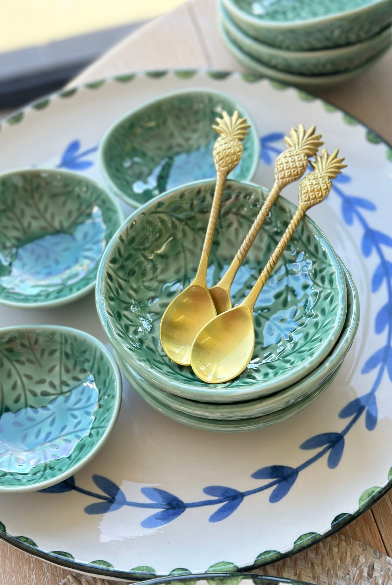 Pineapple Isle Brass Spoon - Teaspoon - Magpie Style