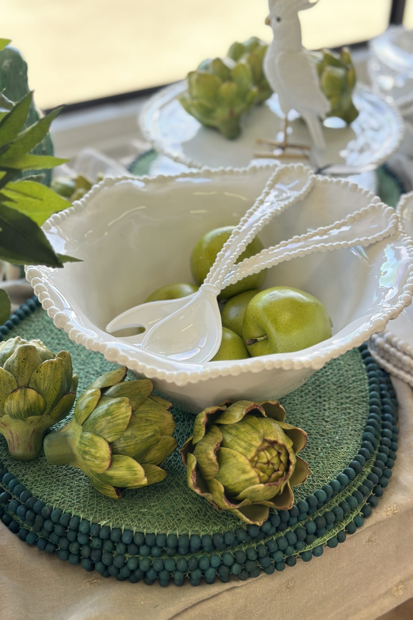 Large Green Apple - Magpie Style