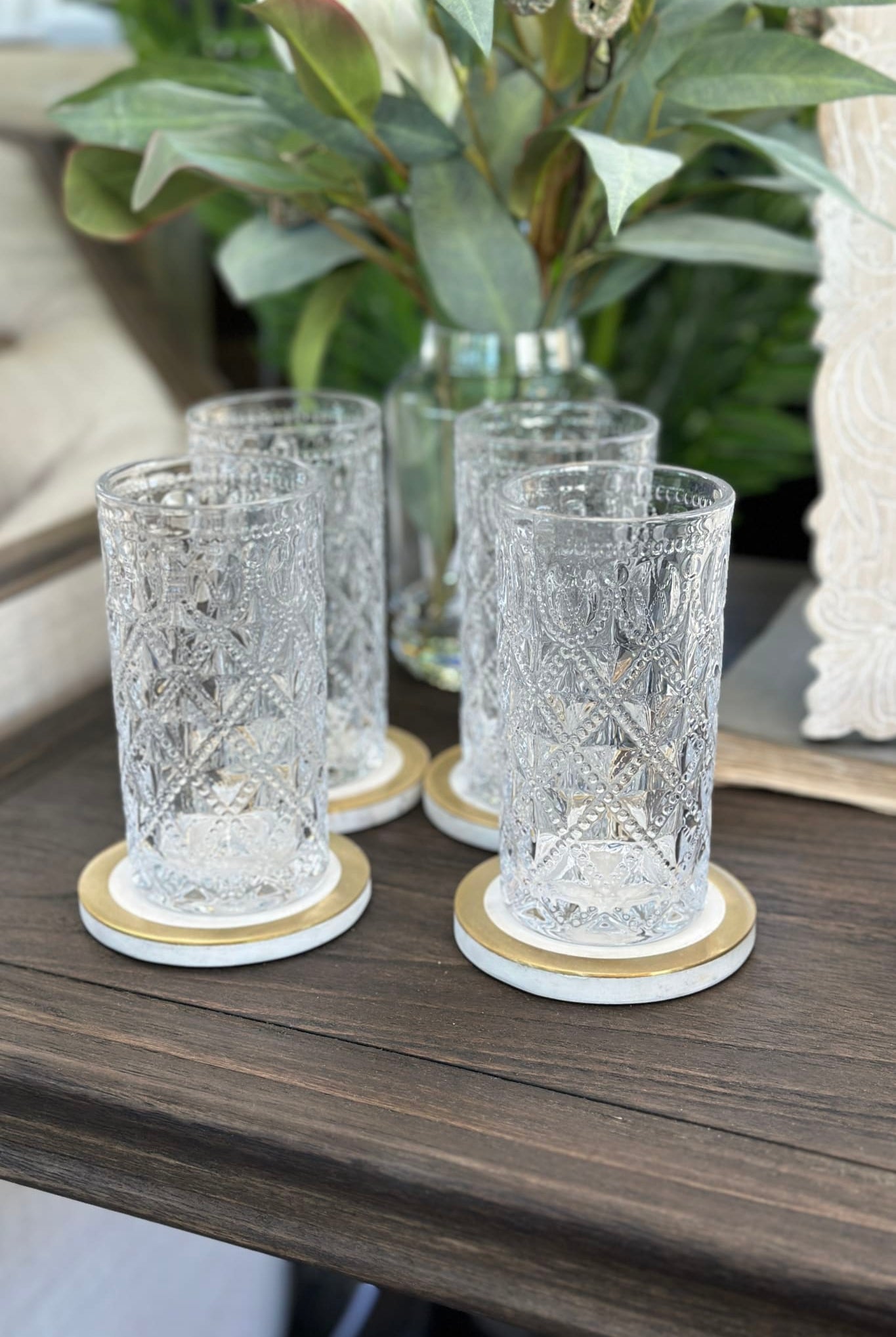 MAGPIE HOME Summer Vibes Tall Glasses (Set of 6) - Magpie Style