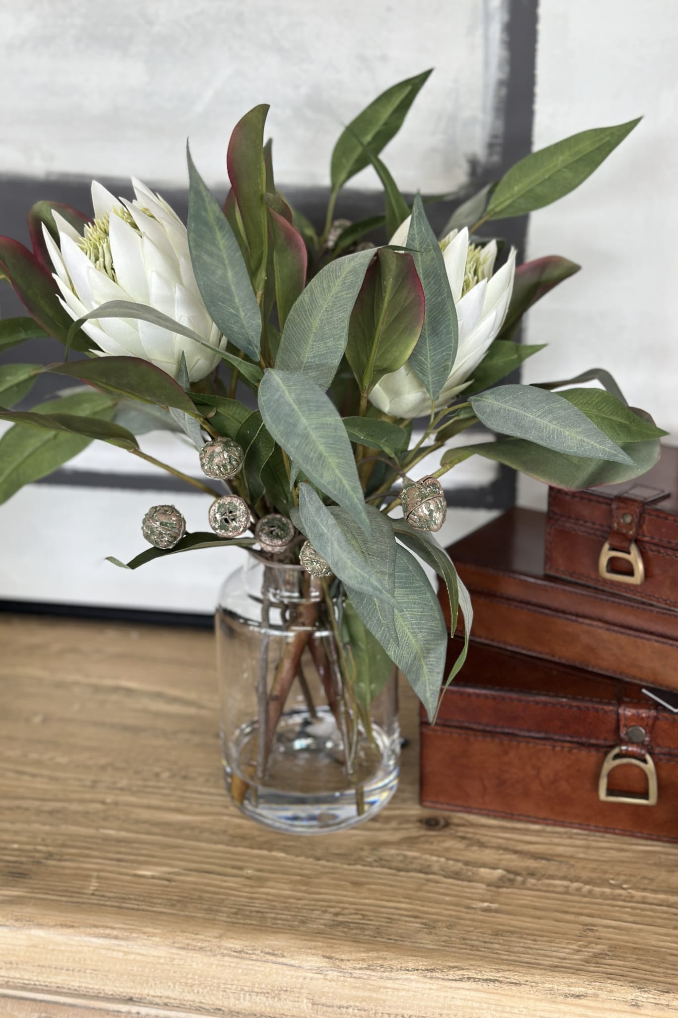 Native Protea Mix-Pauline Vase - Magpie Style