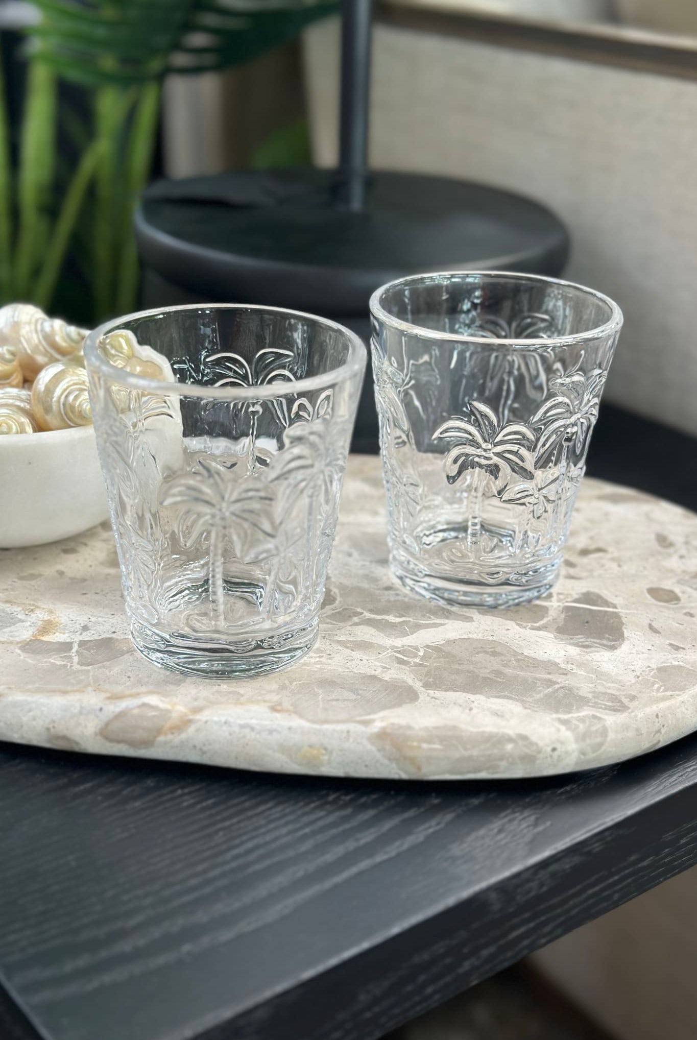 Oasis Glass Tumblers - Set of 6 - Magpie Style