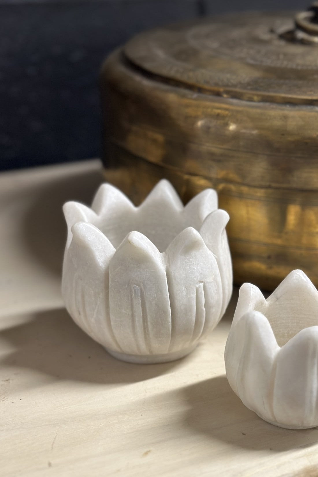 Lotus Candle Holder - Medium - Magpie Style