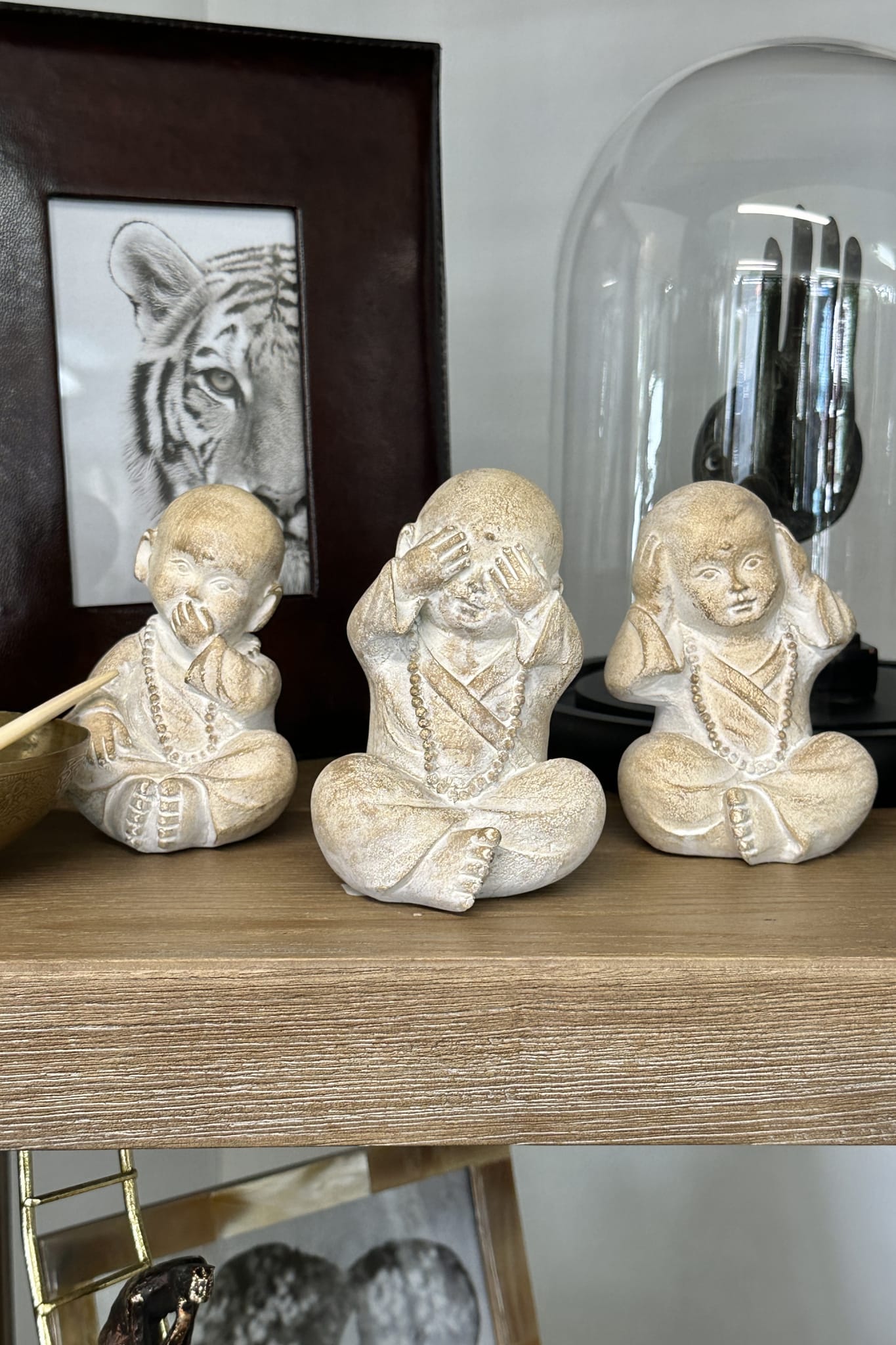 Shanti Figures - Hear, See and Speak No Evil (Set of 3) - Magpie Style