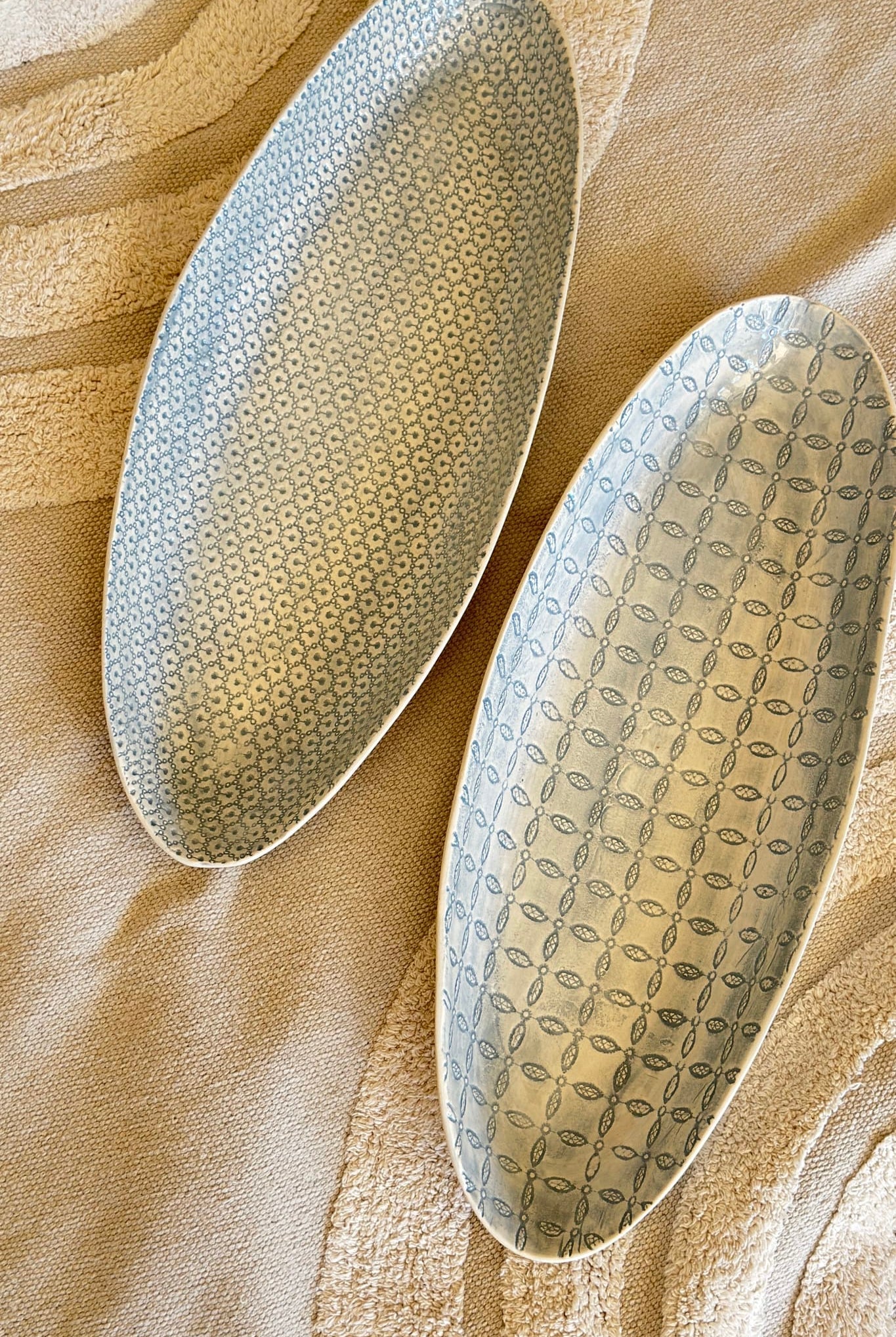 WONKI WARE Bamboo Platter Medium - Lace - Magpie Style