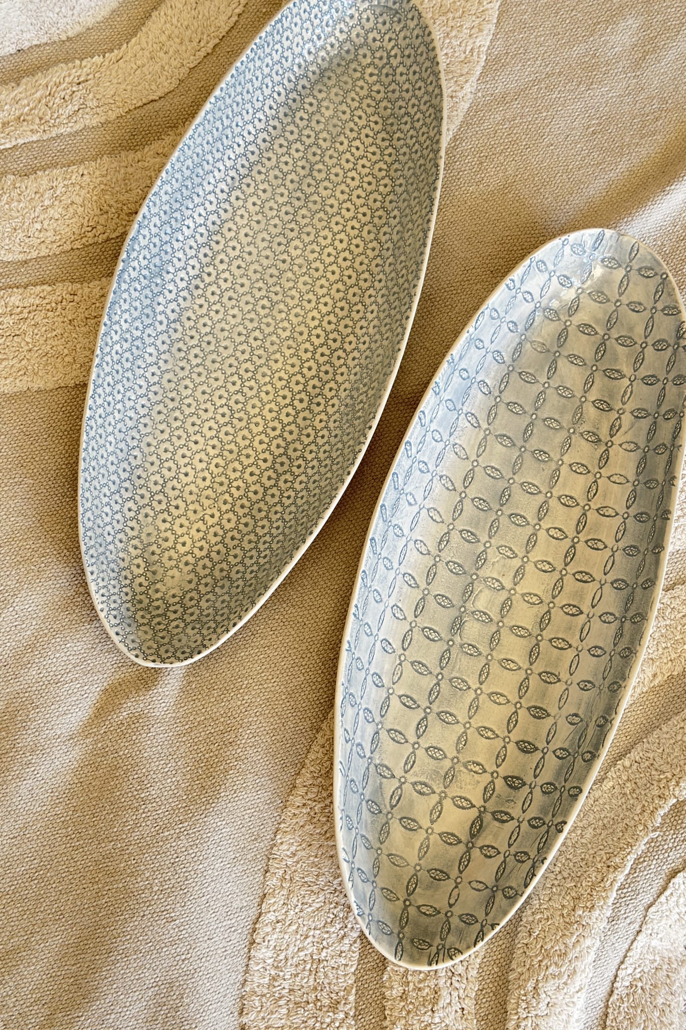 WONKI WARE Bamboo Platter Medium - Lace - Magpie Style