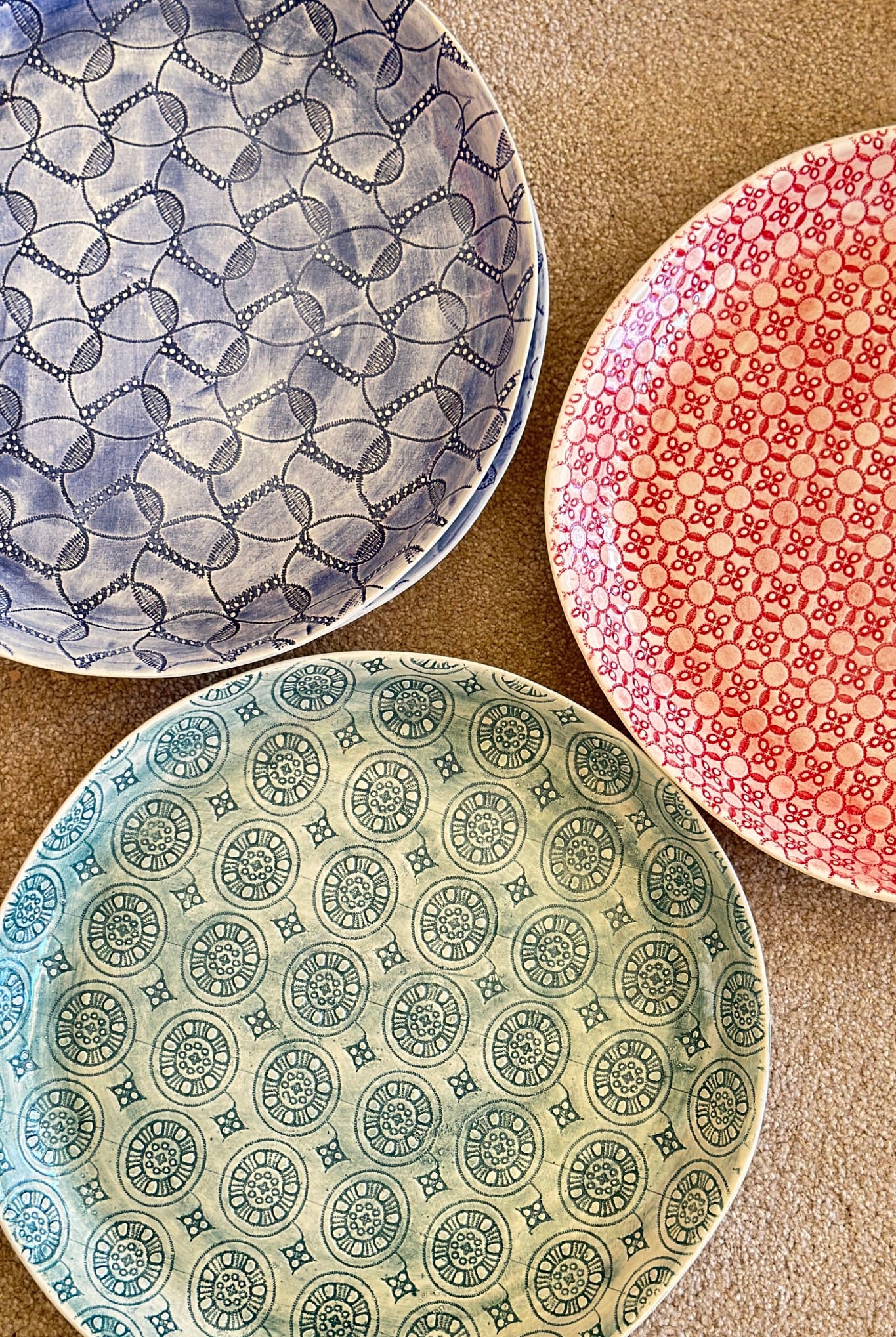 WONKI WARE Small Mediterranean Platter - Lace - Magpie Style