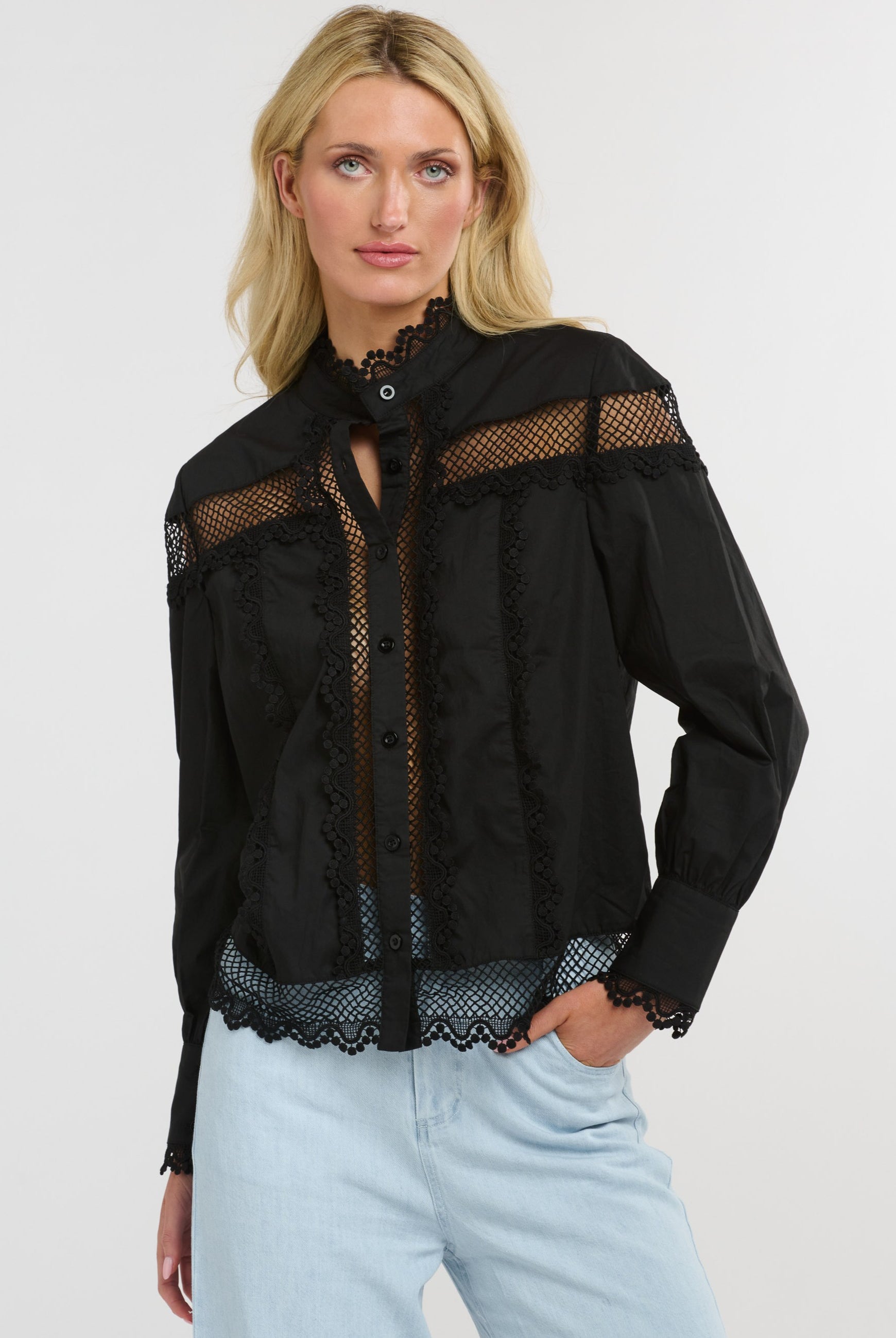 365 DAYS Victoria Blouse - Licorice - Magpie Style