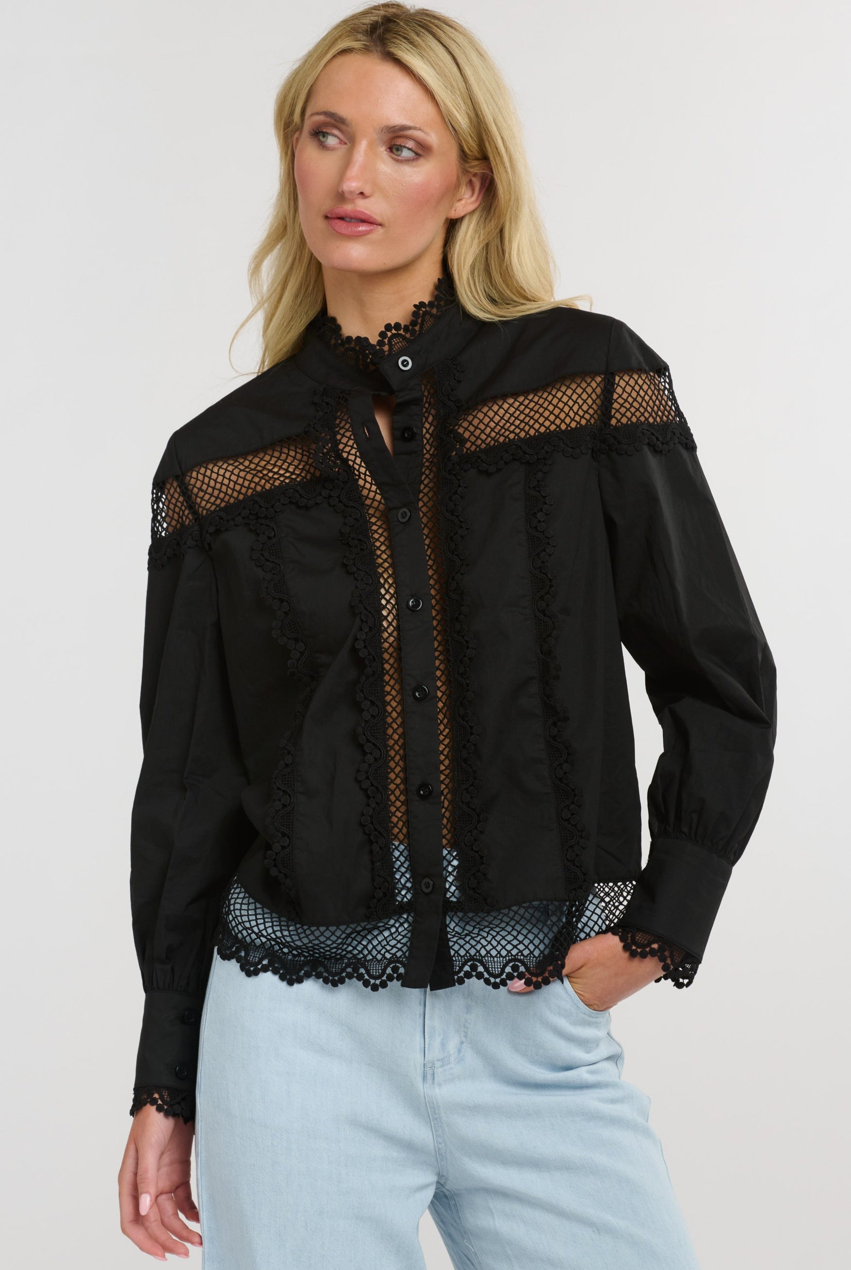 365 DAYS Victoria Blouse - Licorice - Magpie Style