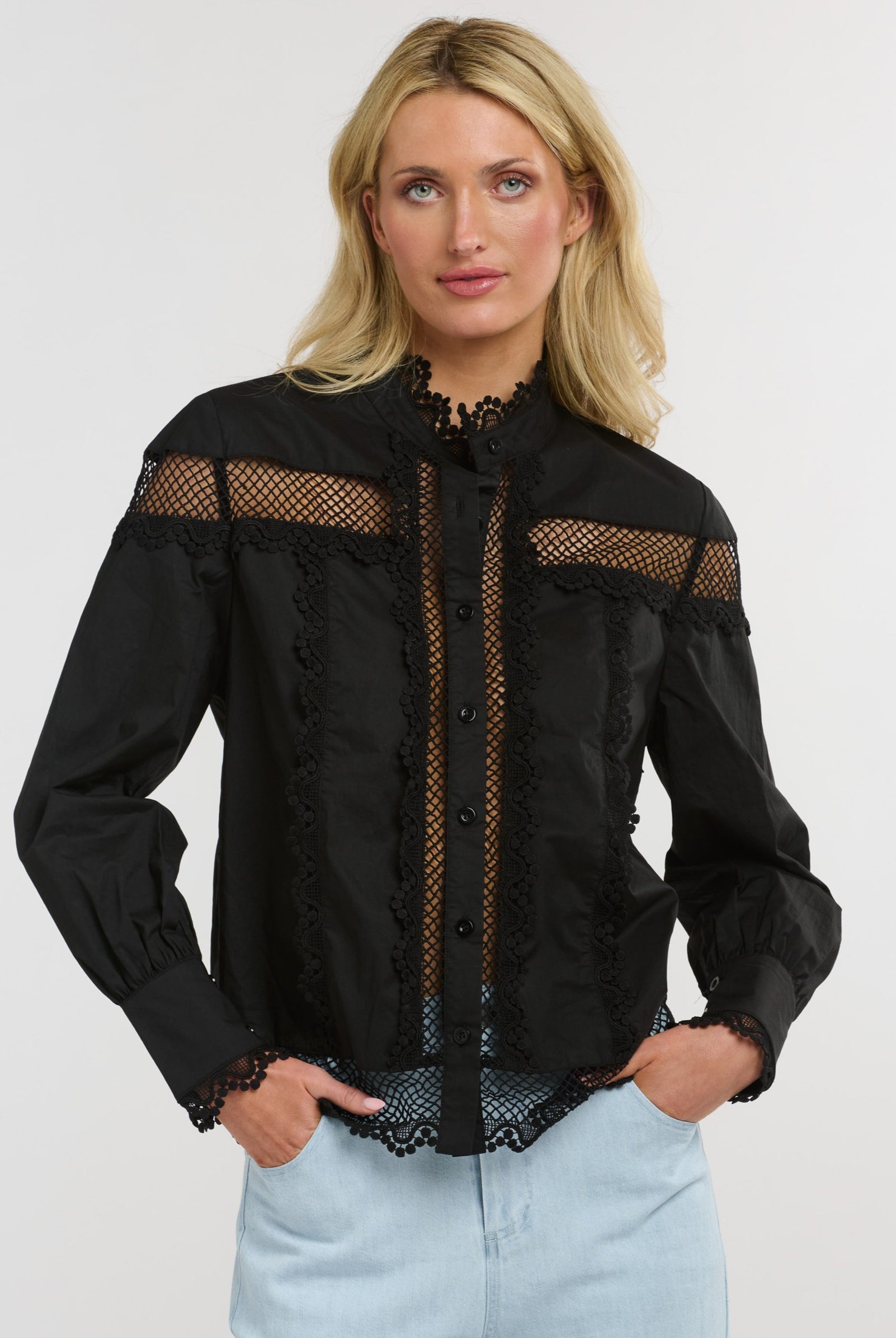 365 DAYS Victoria Blouse - Licorice - Magpie Style