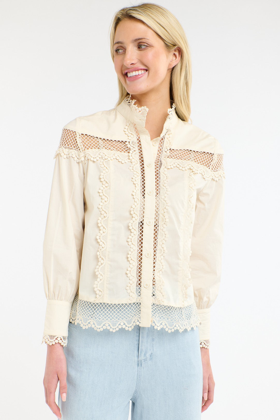 365 DAYS Victoria Blouse - Vanilla - Magpie Style