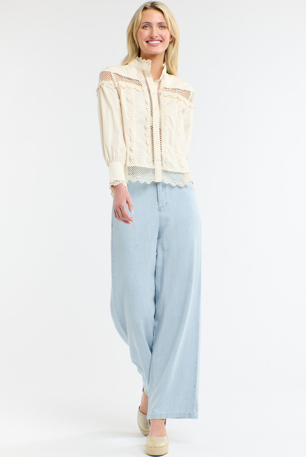 365 DAYS Victoria Blouse - Vanilla - Magpie Style