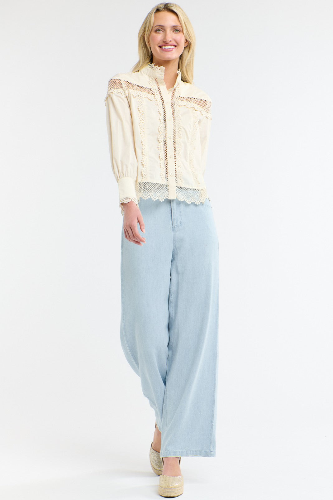 365 DAYS Victoria Blouse - Vanilla - Magpie Style