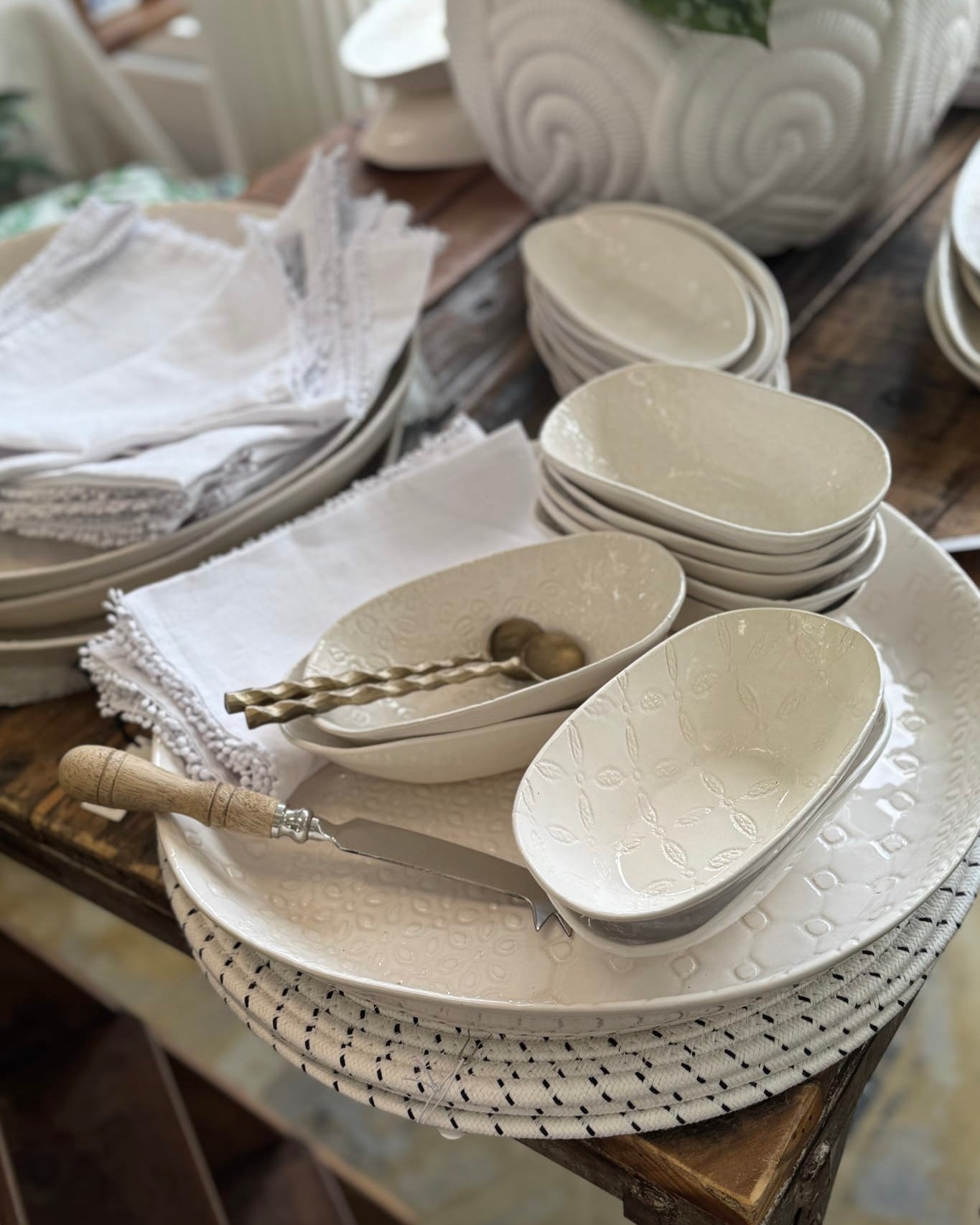 WONKI WARE Sweet Dish - Lace - Magpie Style