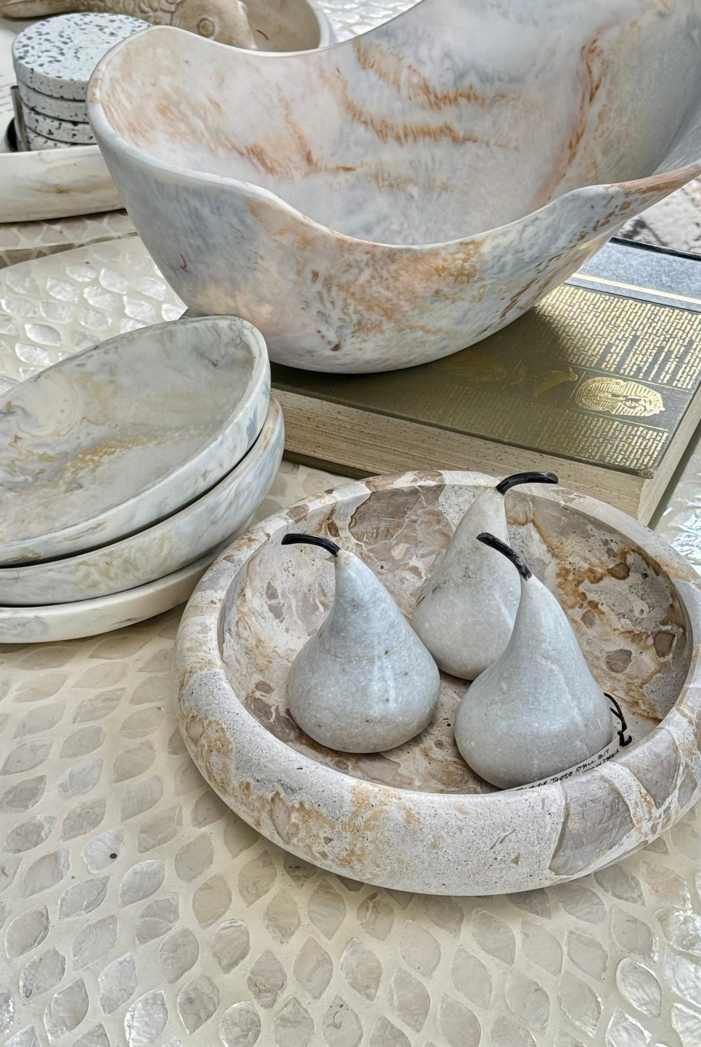 Campania Marble Bowl - Magpie Style