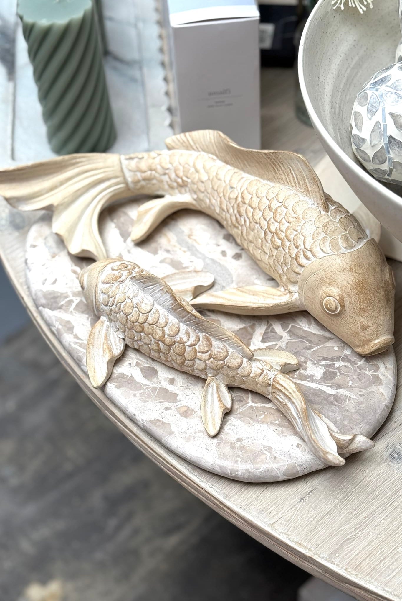 Koi Sculpture - Lge - Magpie Style