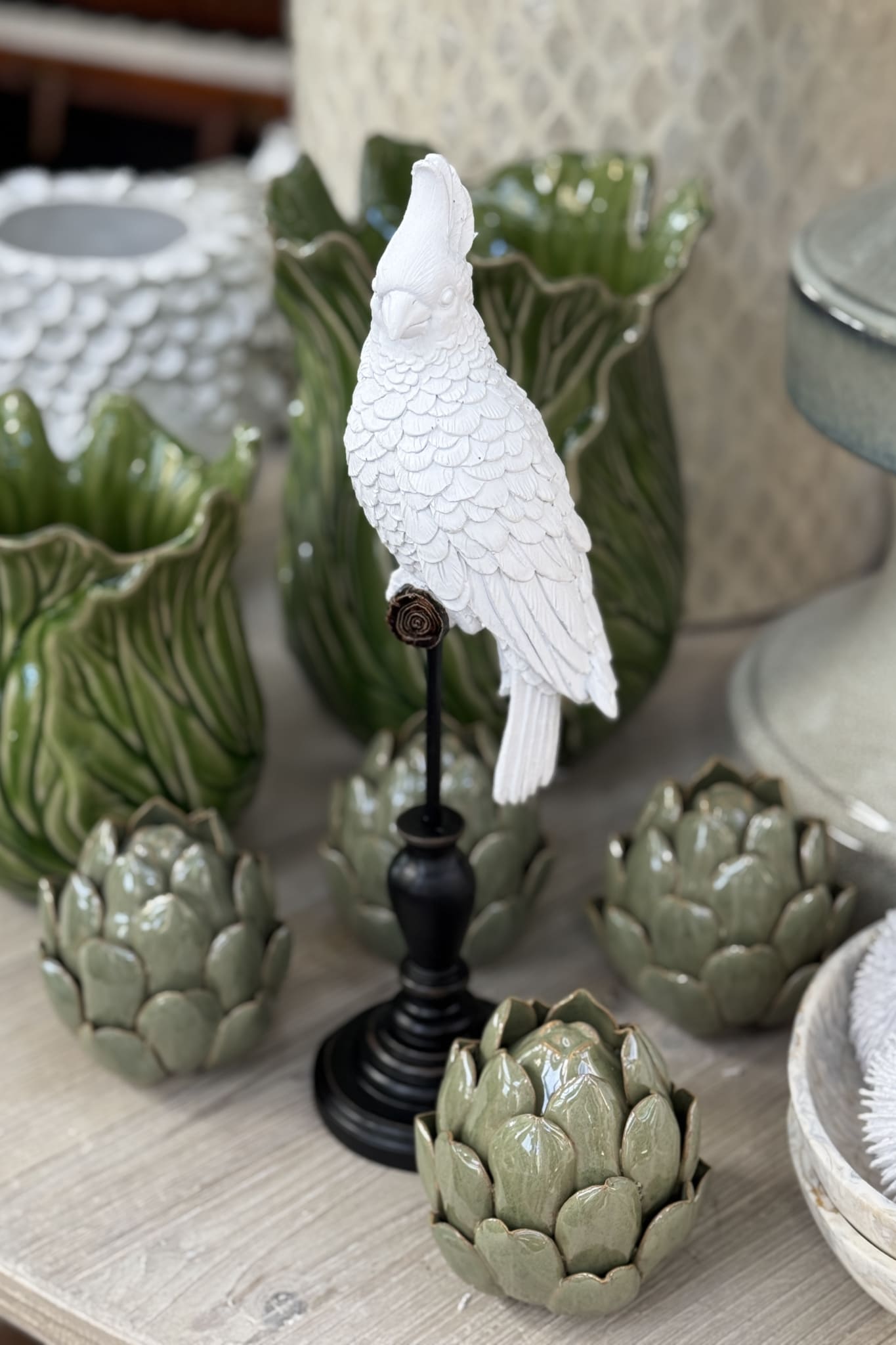 Island Parrot - White - Magpie Style