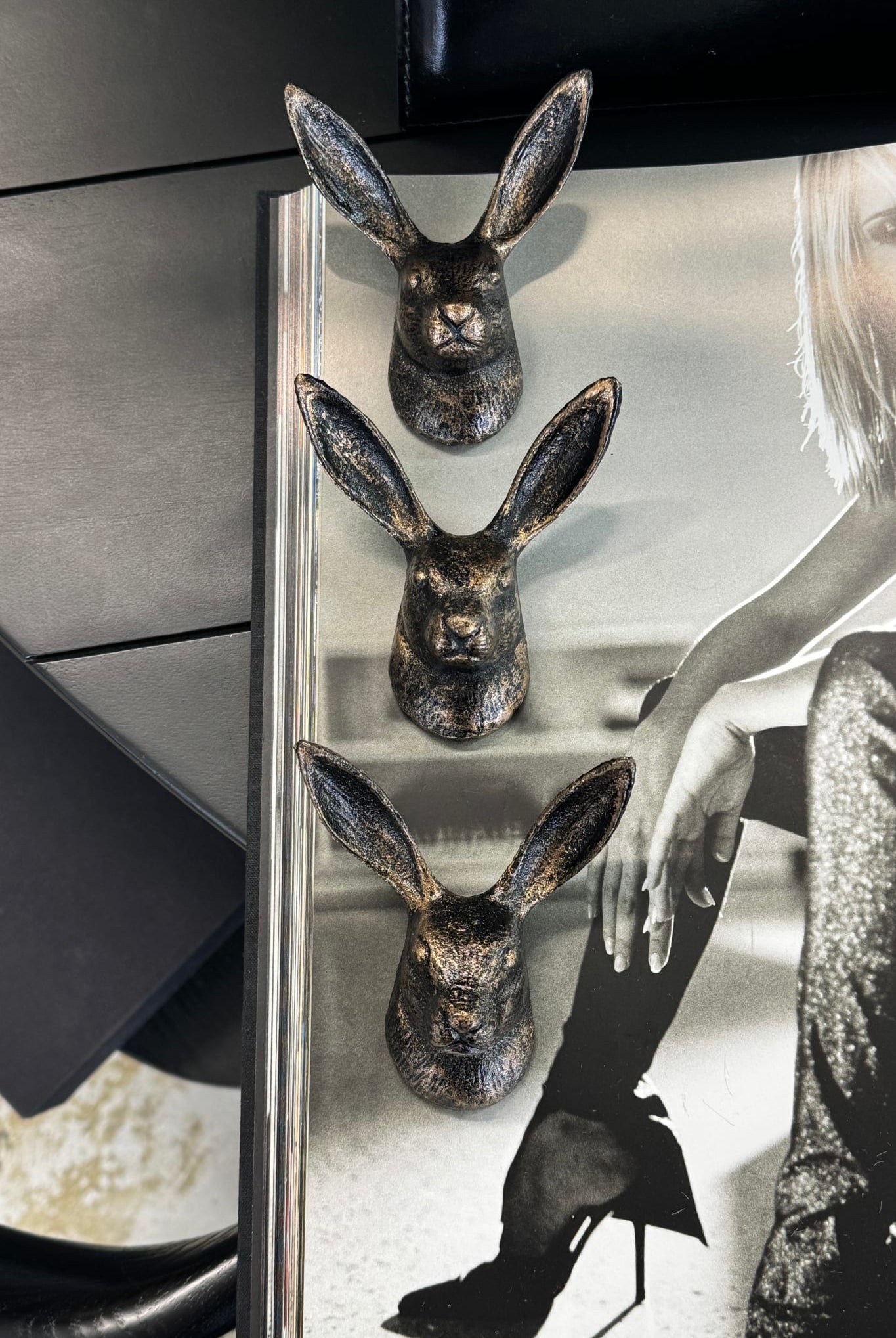 Bunny Hooks (Cast Iron) - Magpie Style