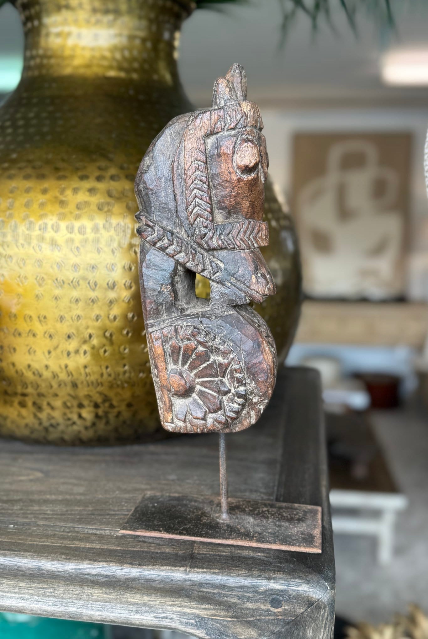 Antique Horse Head - Architectual Salvage - Magpie Style