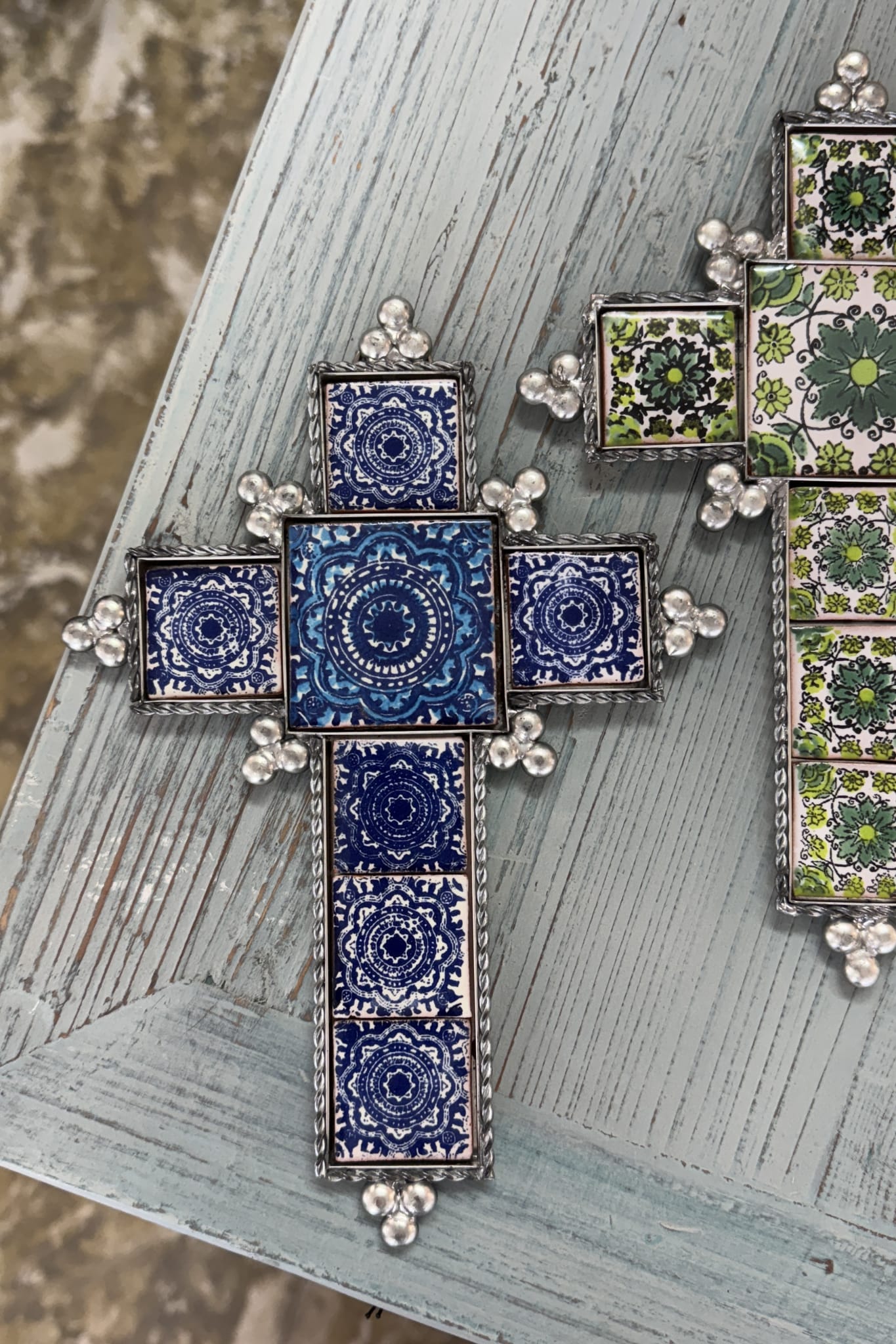 Talavera Cross - Magpie Style