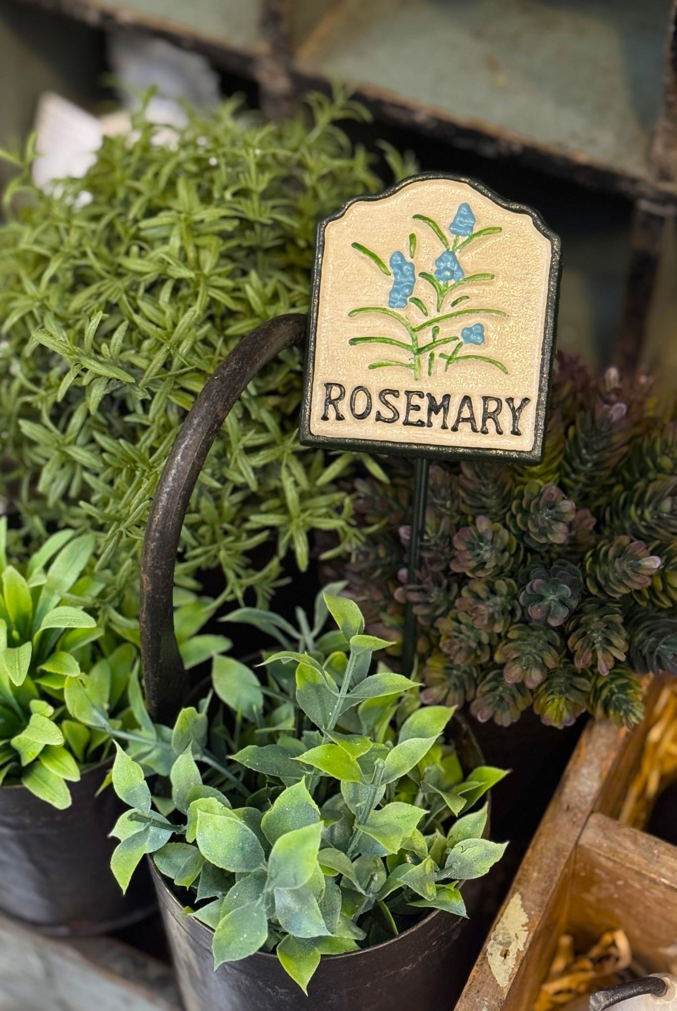 Rosemary Herb Sign - Magpie Style