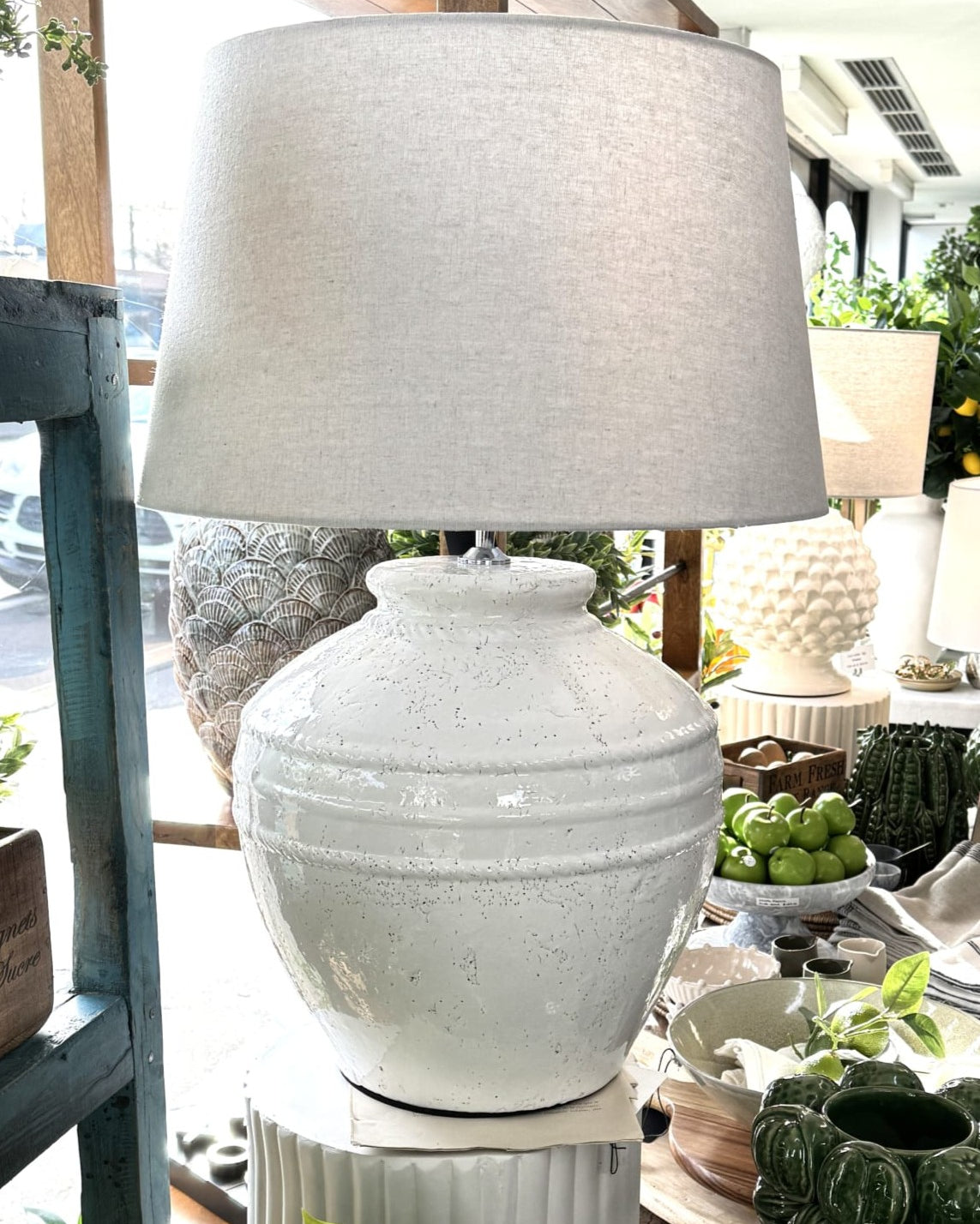 White Nautical Lamp Shade - Magpie Style