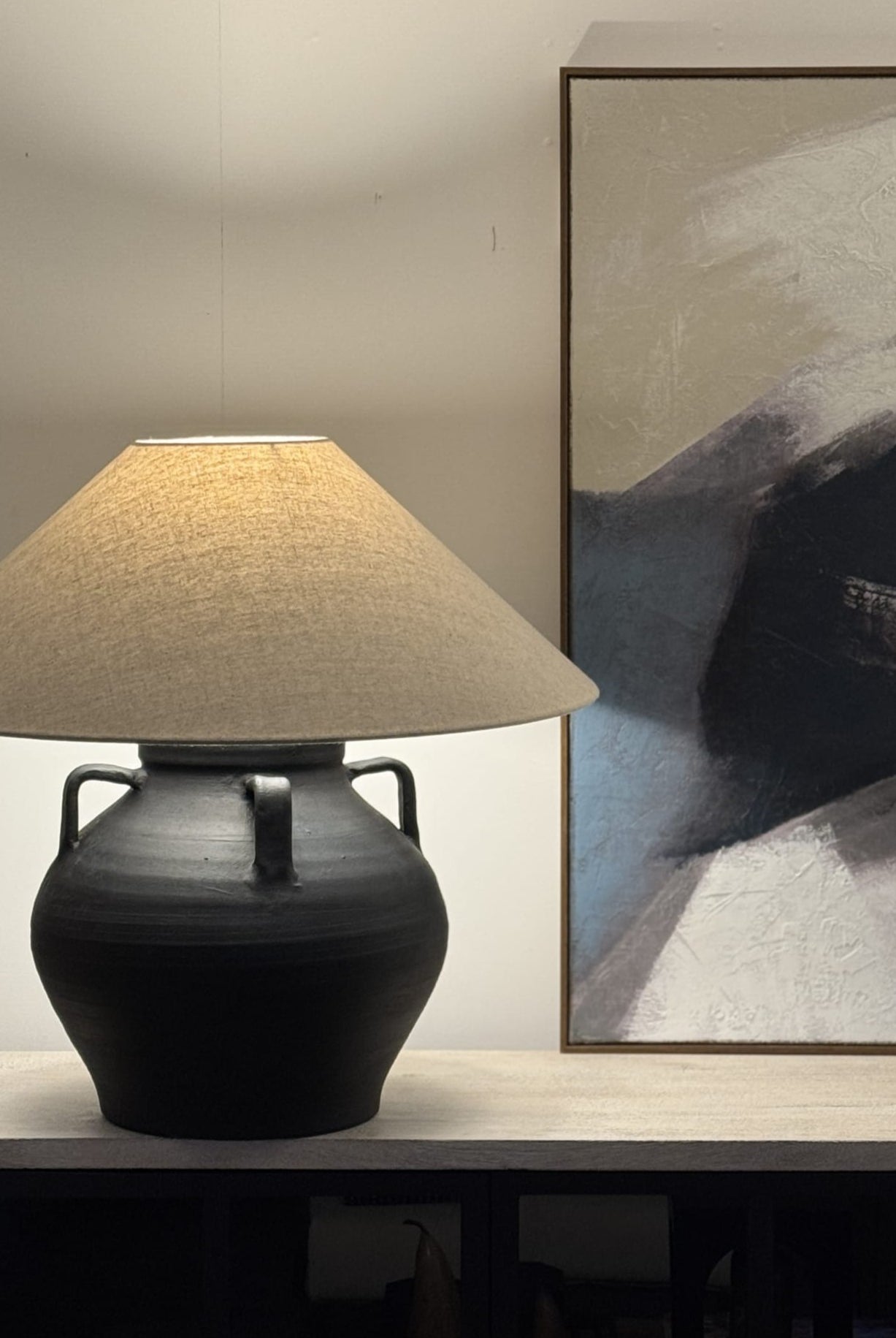 Tuscan Style Wide Lamp - Magpie Style