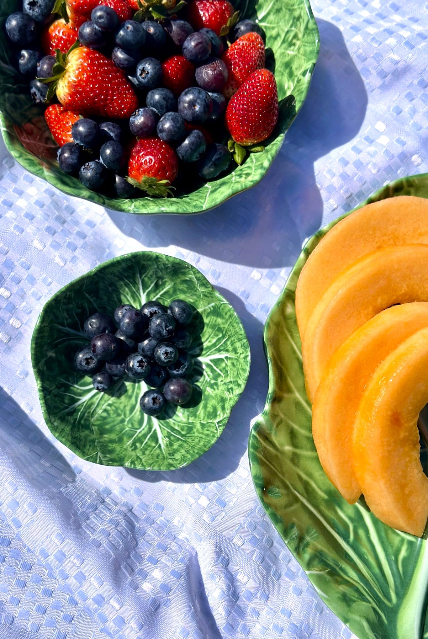 Green Baby Cabbage Leaf Melamine Bowl 12cm - Magpie Style