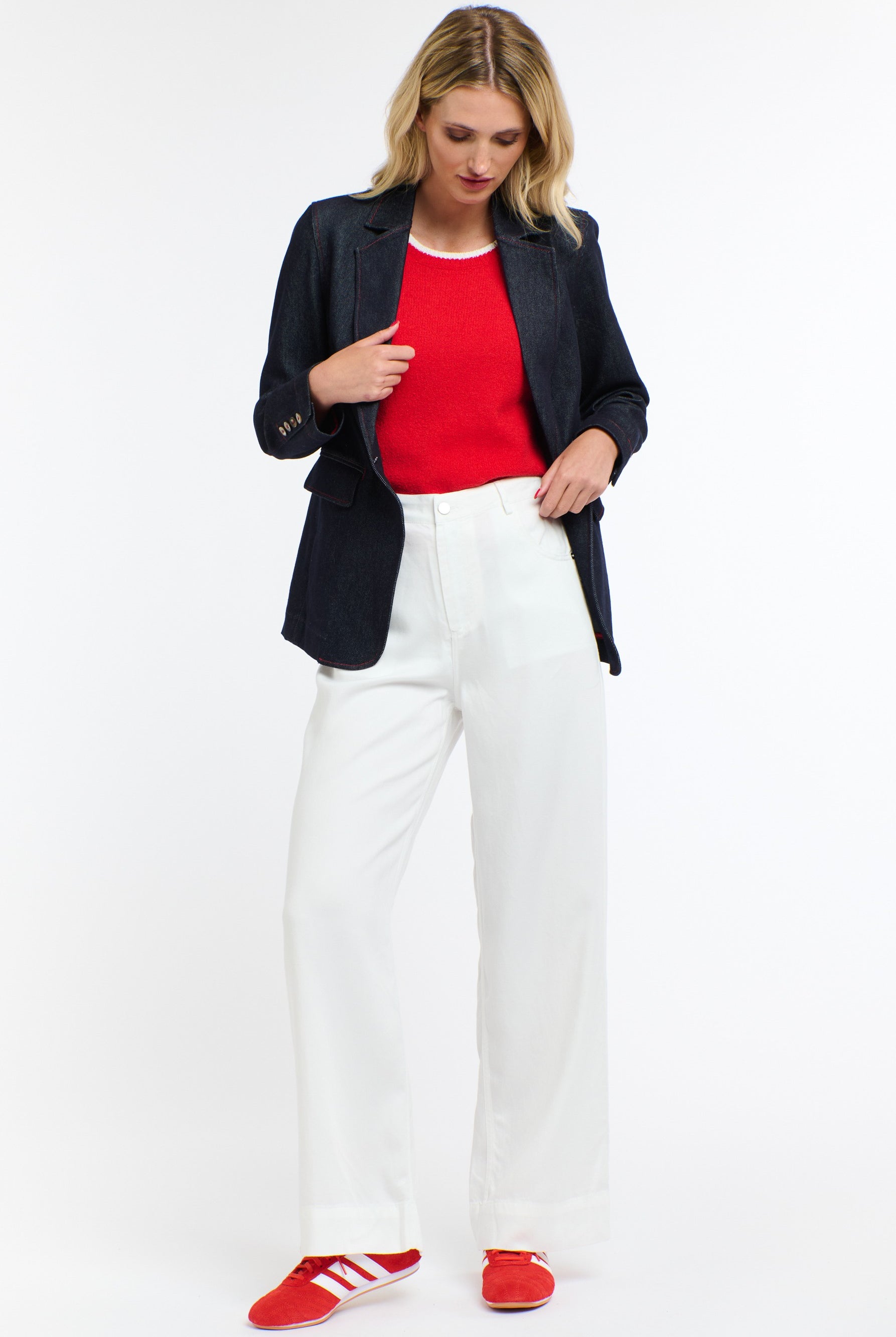 365 DAYS Celeste Tencel Pant - White - Magpie Style