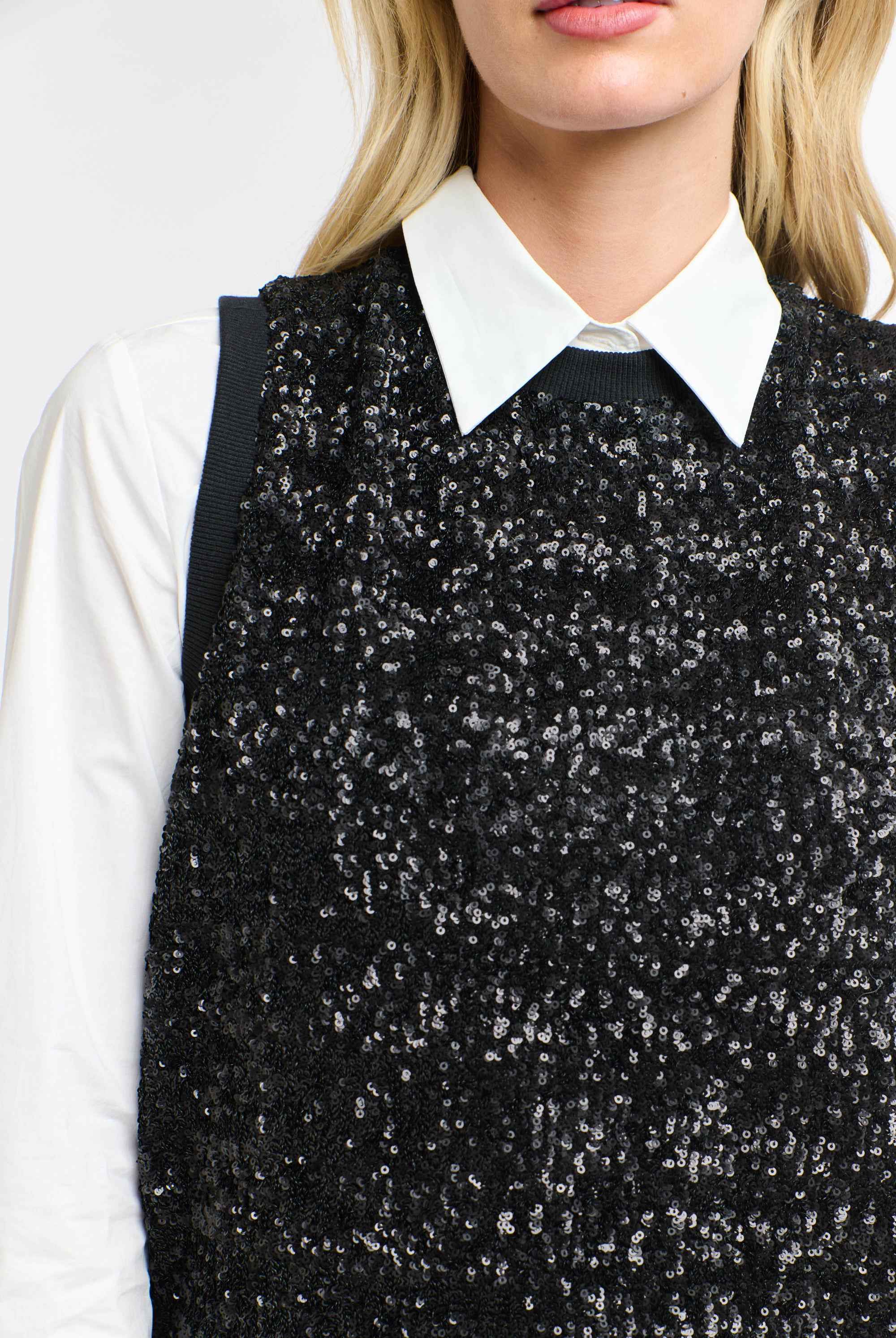 365 DAYS Sequins Tank - Black - Magpie Style