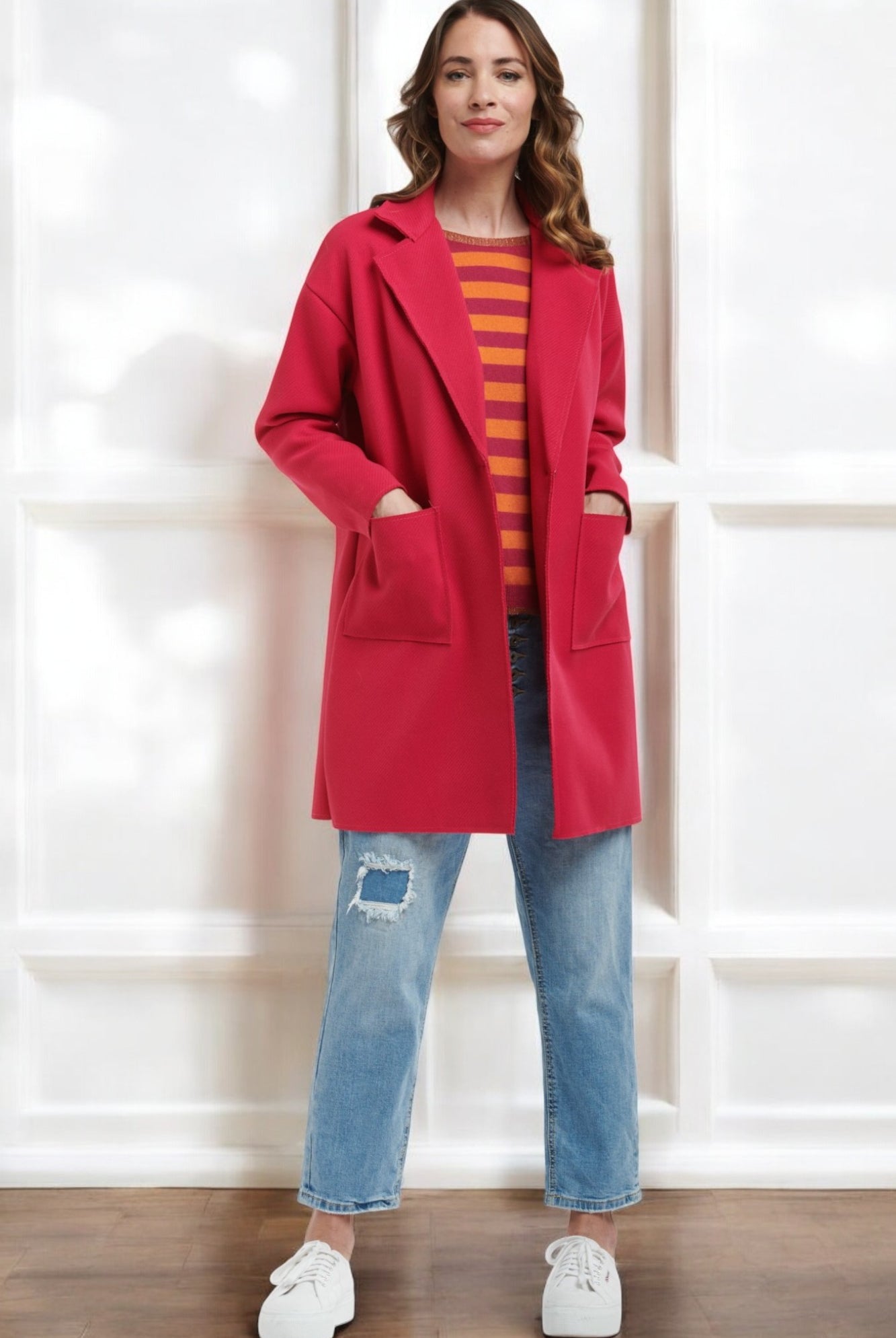 URBAN LUXURY Fuchsia Coat - Magpie Style