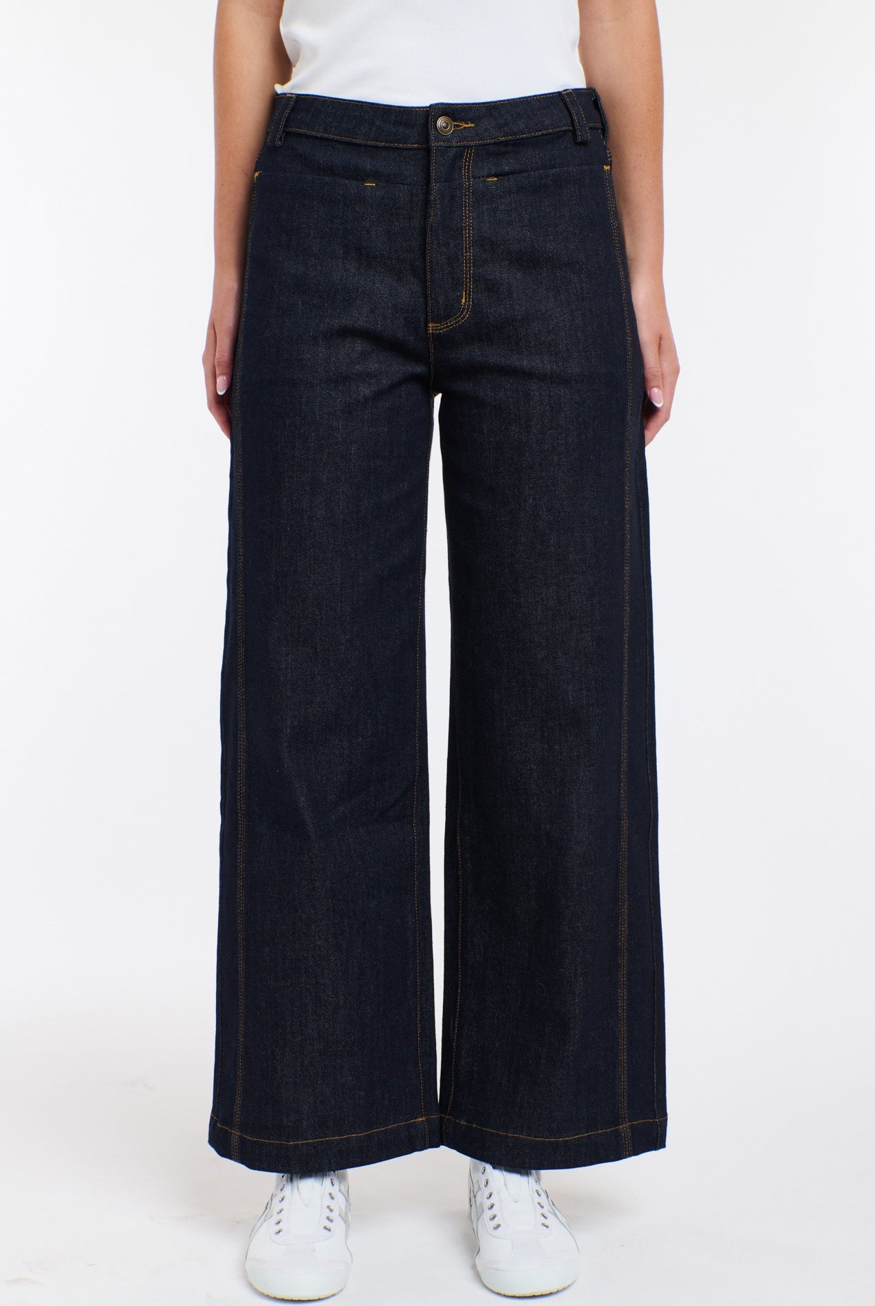 365 DAYS Brenda Triple Stitch Jeans - Dark Denim - Magpie Style