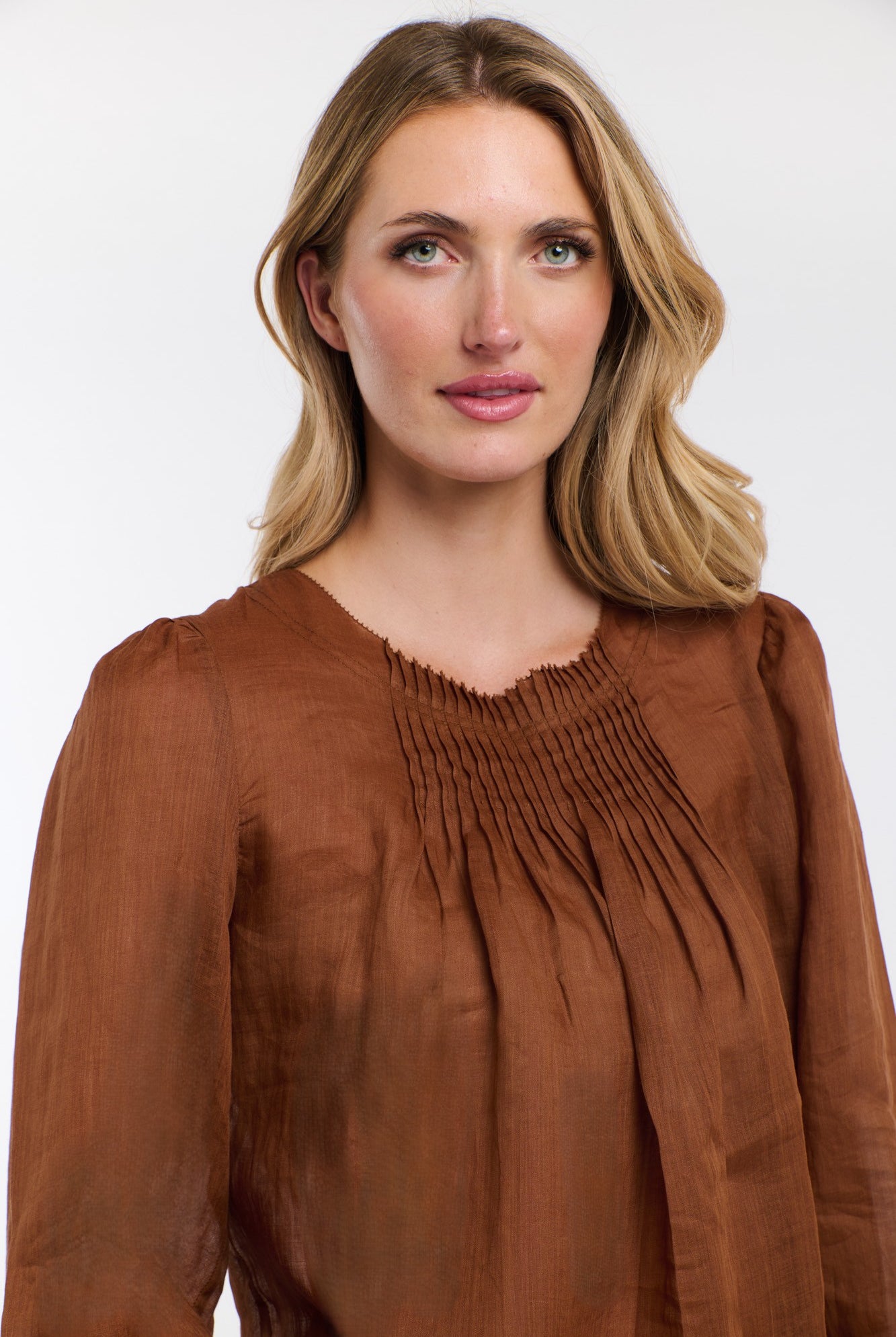 365 DAYS Ariel Long Sleeve Top - Brandy - Magpie Style