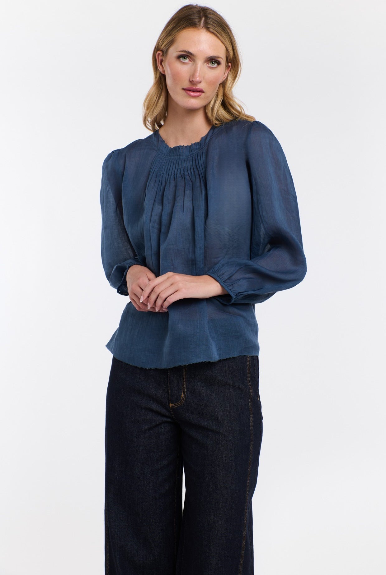 365 DAYS Ariel Long Sleeve Top - Denim - Magpie Style