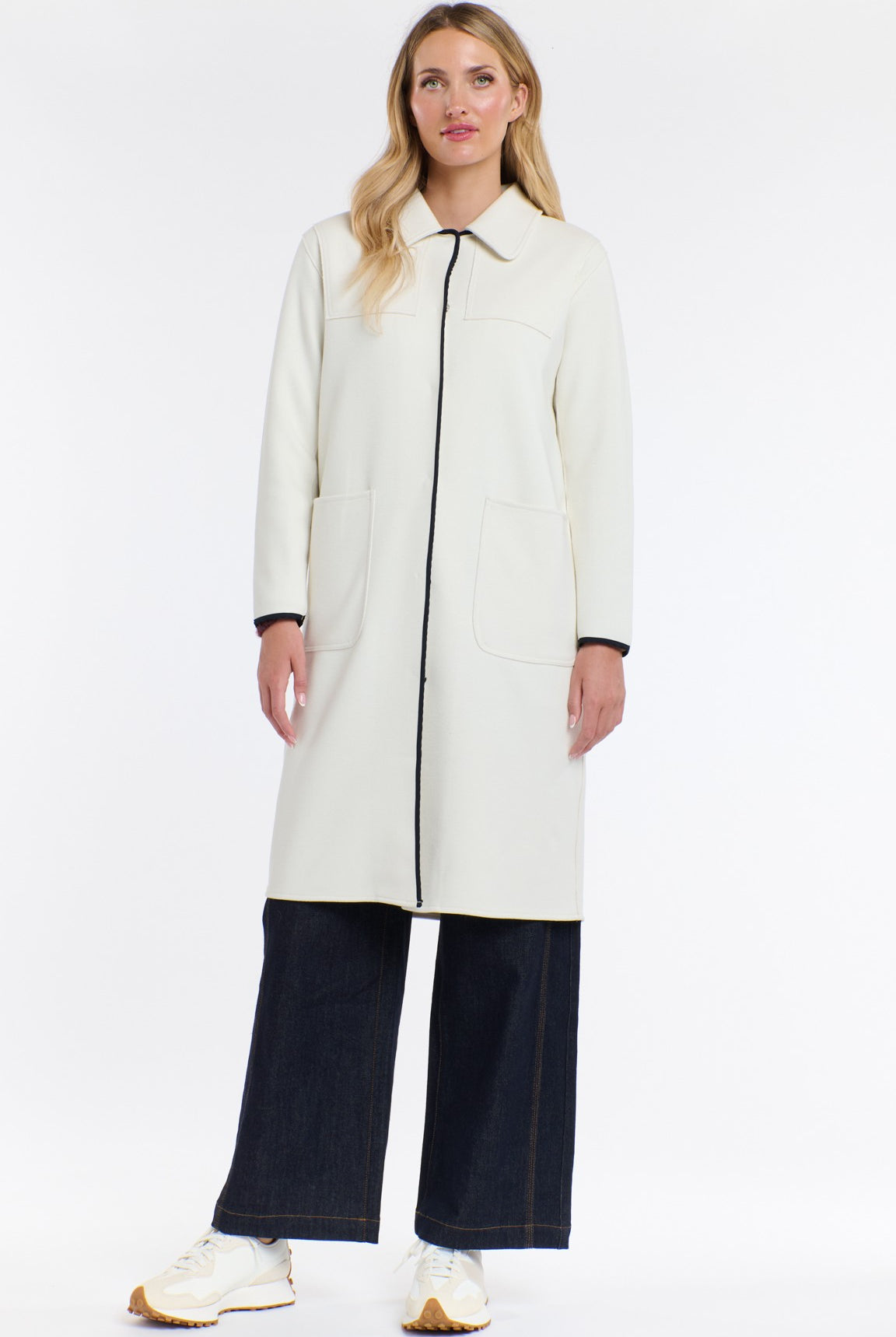 365 DAYS Camelia Trench Coat - Winter White - Magpie Style