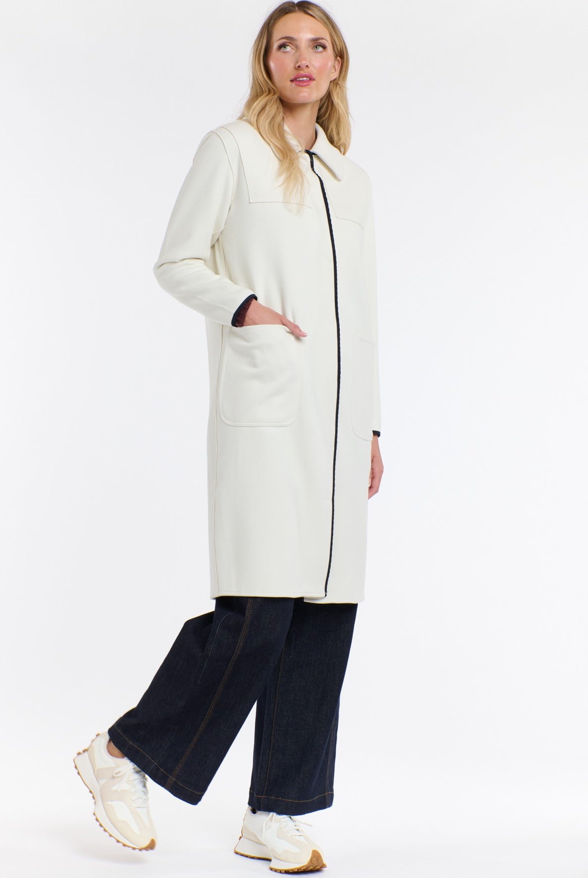365 DAYS Camelia Trench Coat - Winter White - Magpie Style