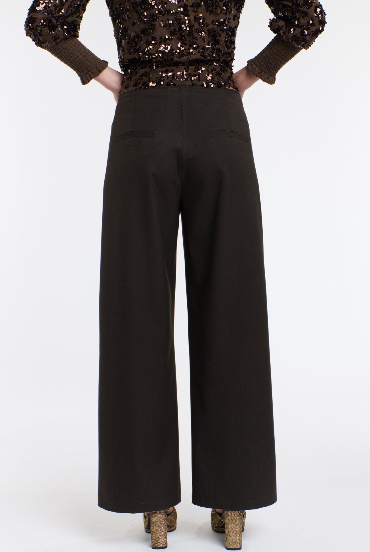 365 DAYS Mia Wallace Pants - Chocolate - Magpie Style